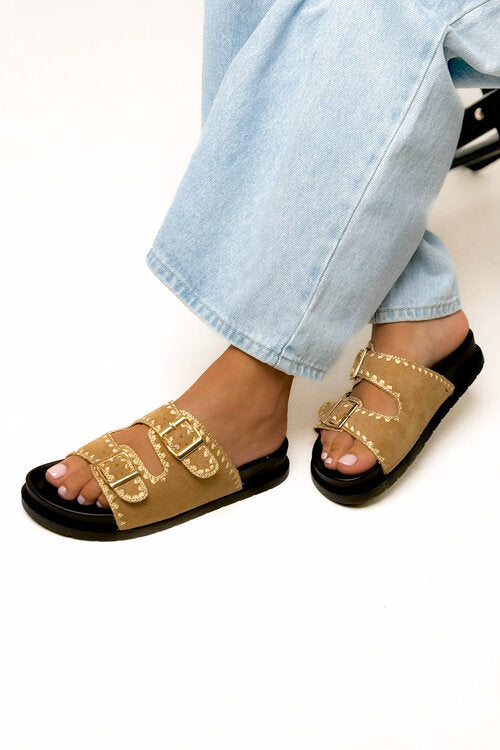 Sandales Suédine Couture