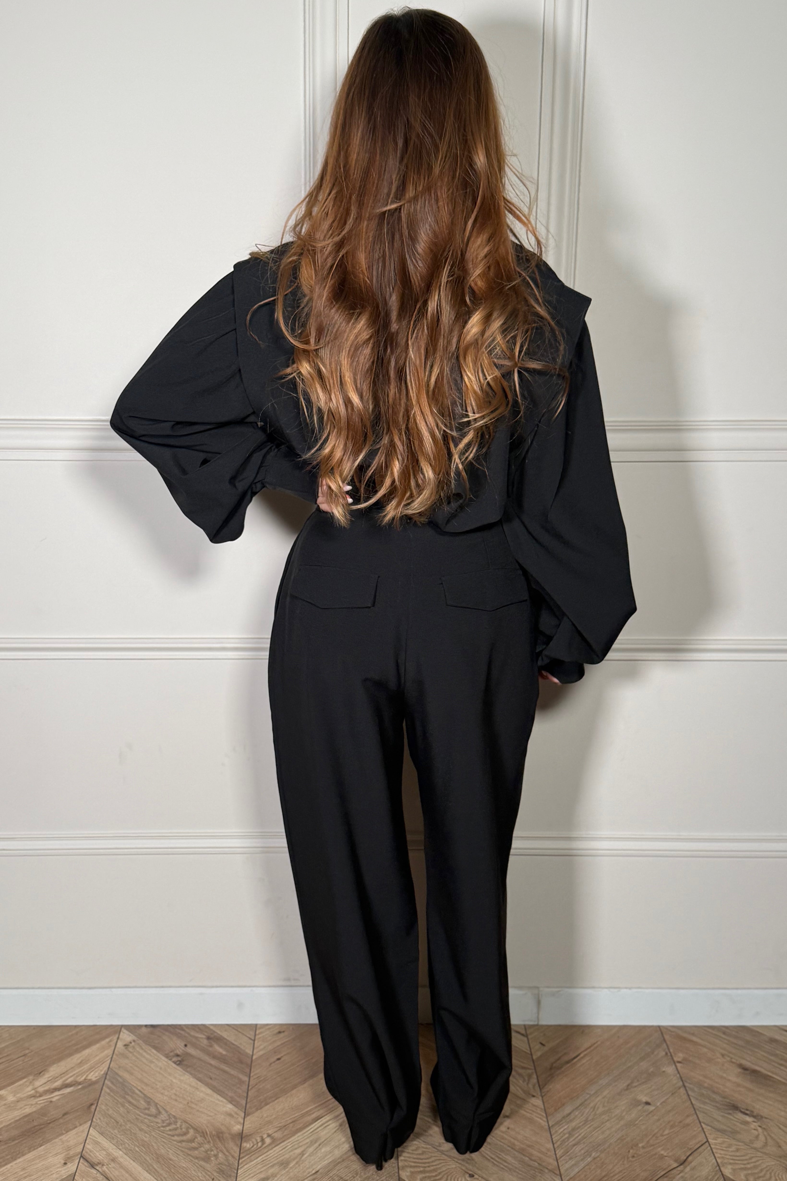 Pantalon Pinces Bas Modulable Femme - Élégance Ajustable