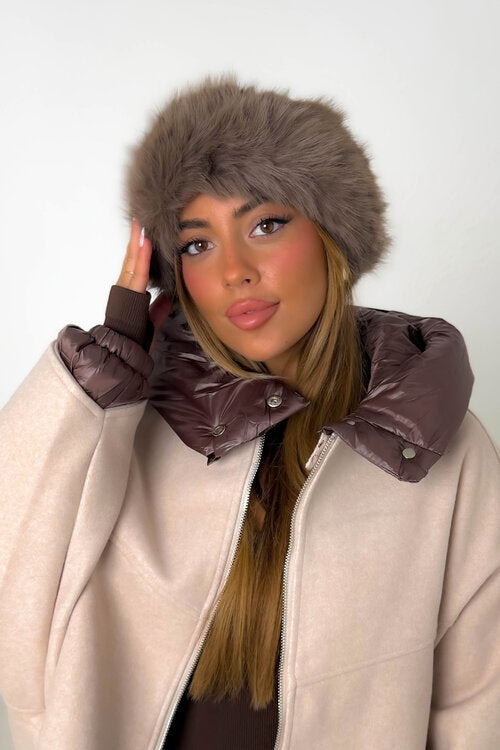 Bonnet Effet Chapka Fur Vegan