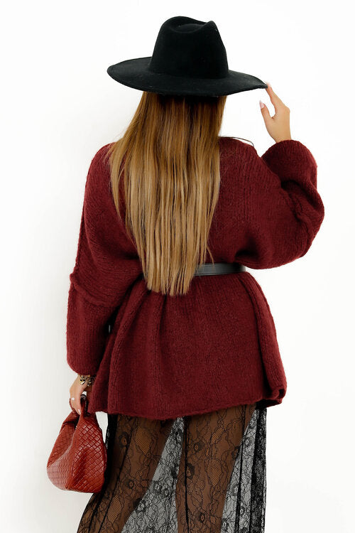 Pull Robe Ample Col Montant