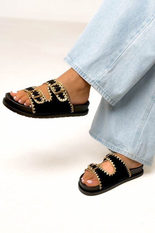 Sandales Suédine Couture