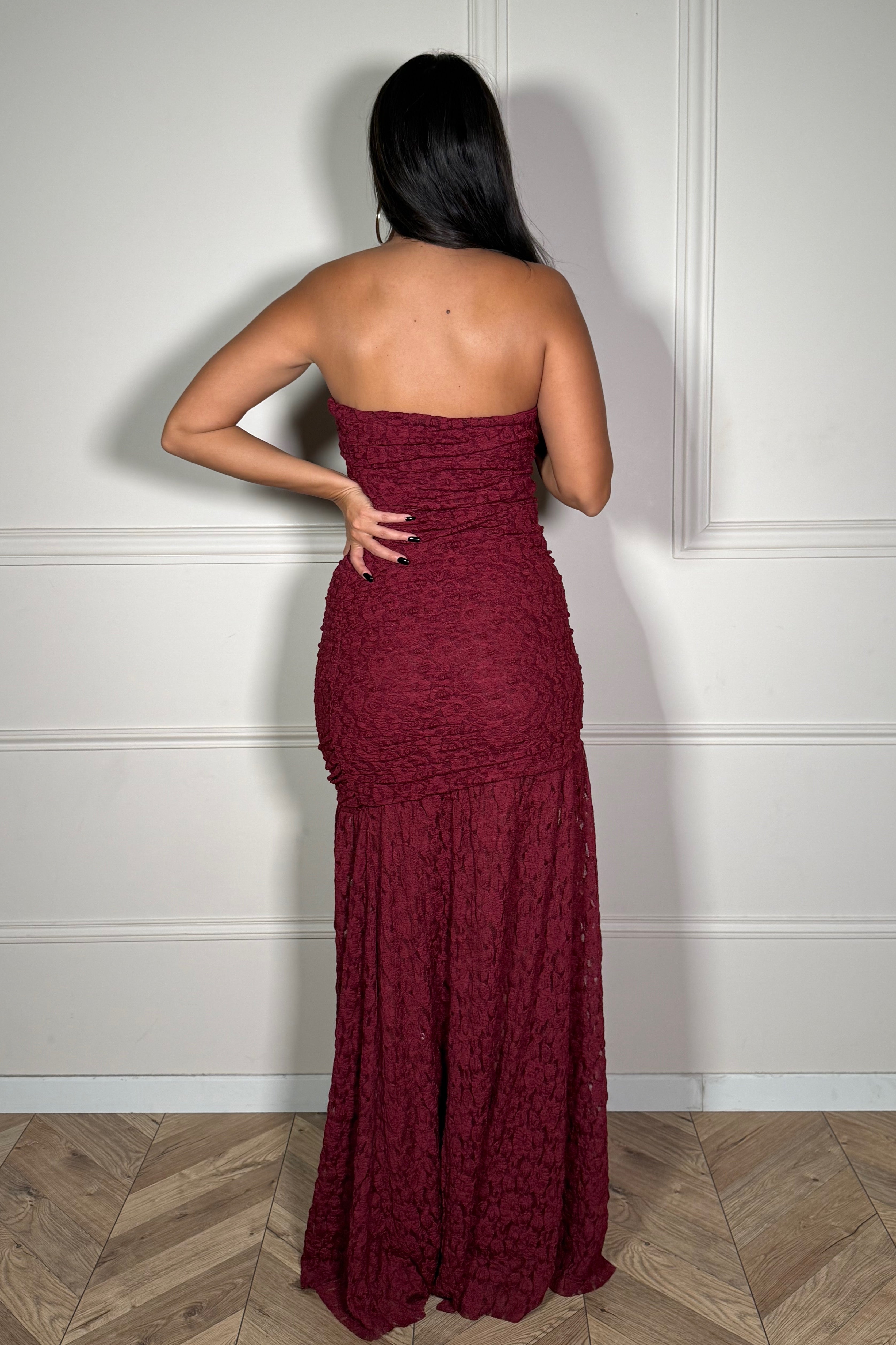 Robe Bustier Dentelle Femme