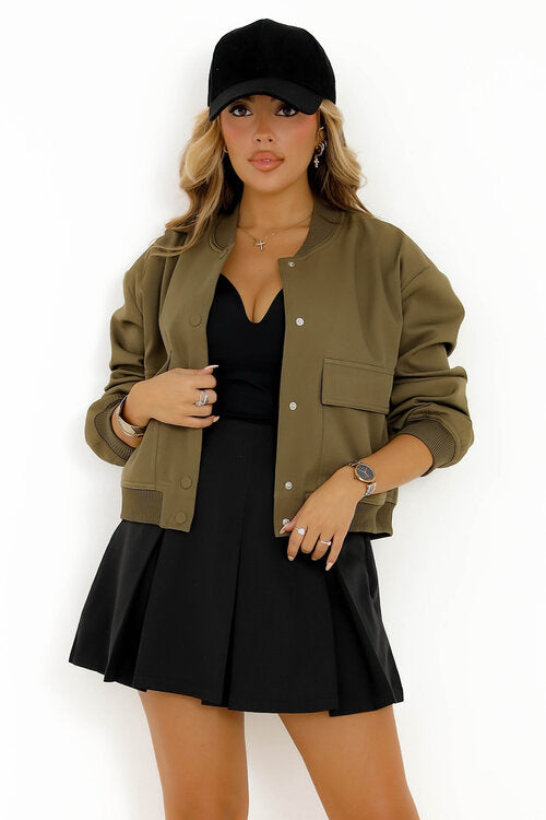 Bombers Boutonnée + Poches