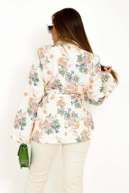 Blazer Imprimé + Ceinture