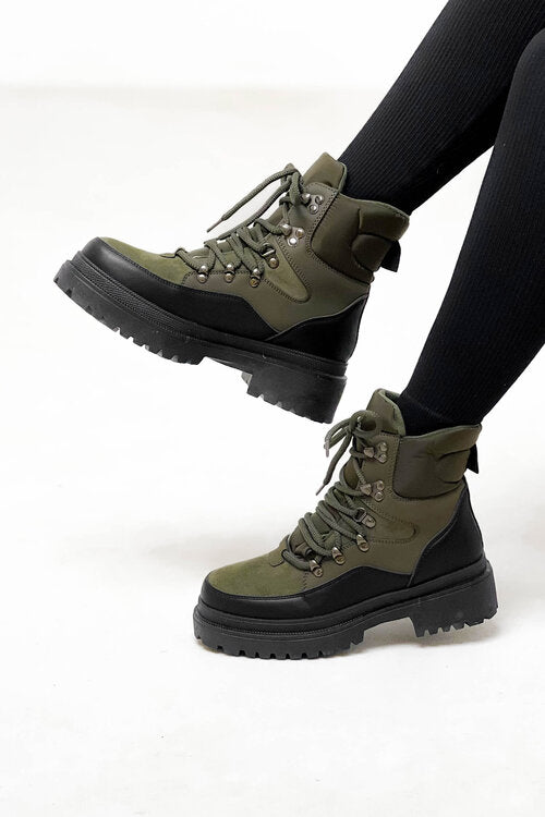 Bottines Rangers Bicolores Kaki