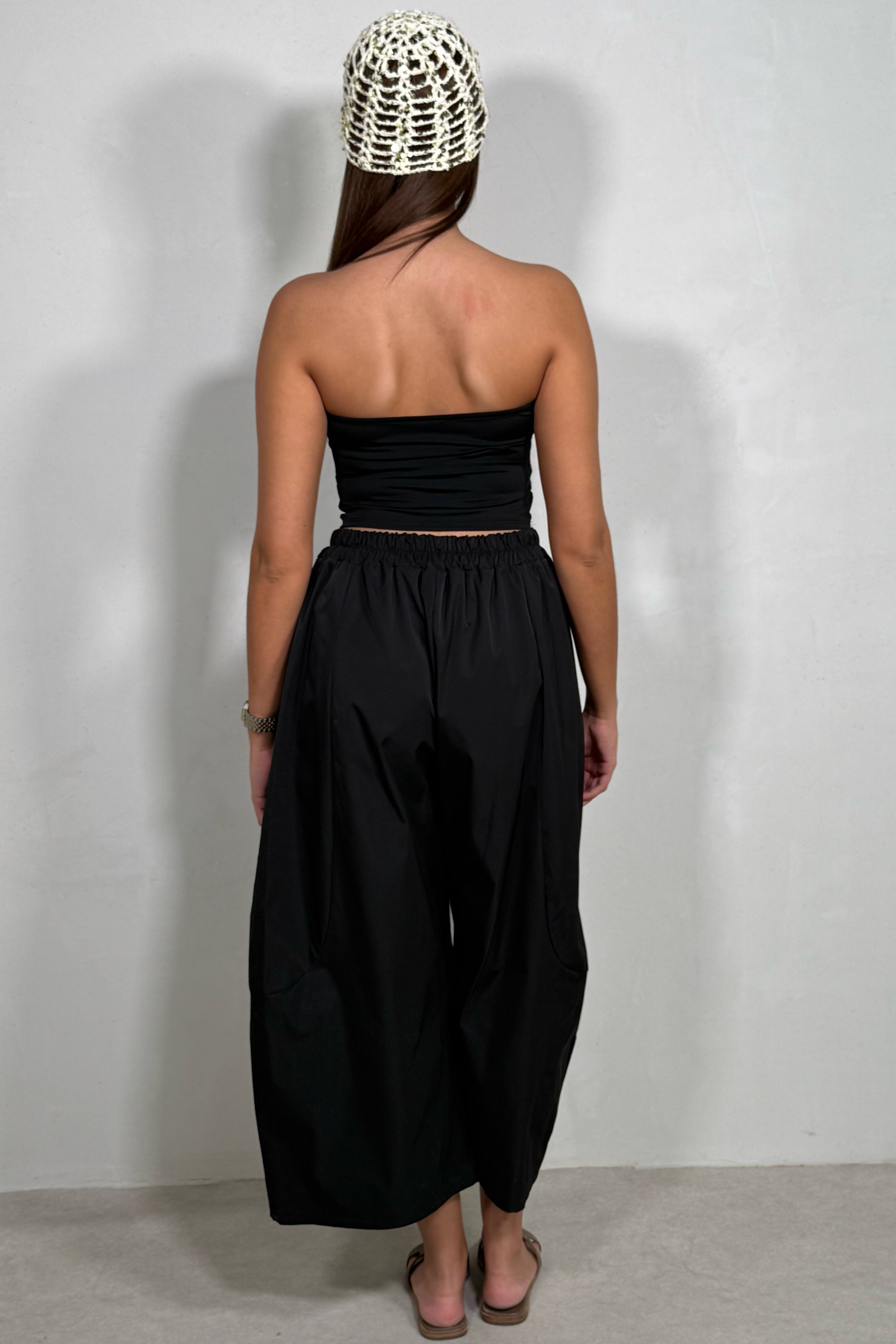 Bermuda Long Femme Fluide à Pince