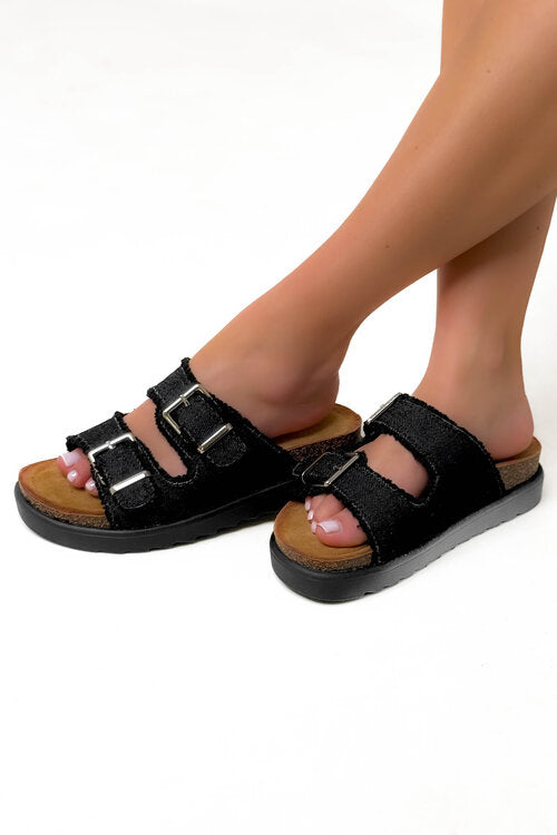 Sandales Denim Femme