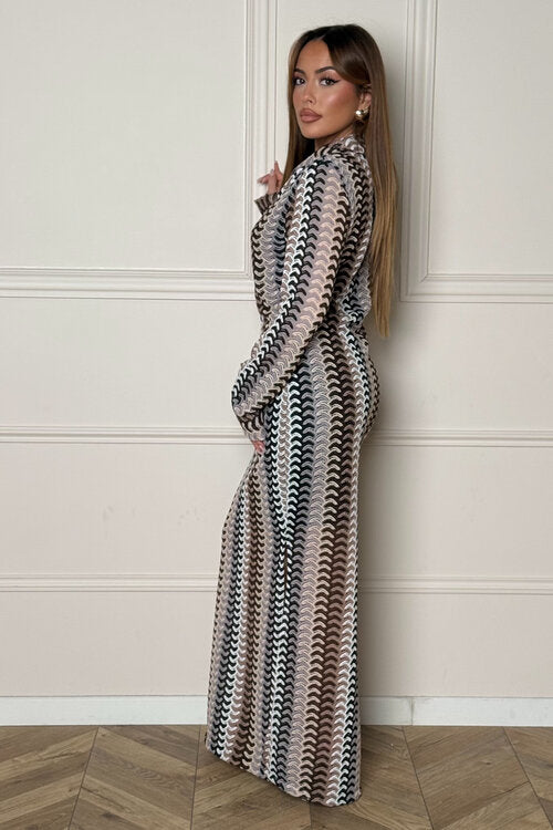 Robe Zig Zag Colorée