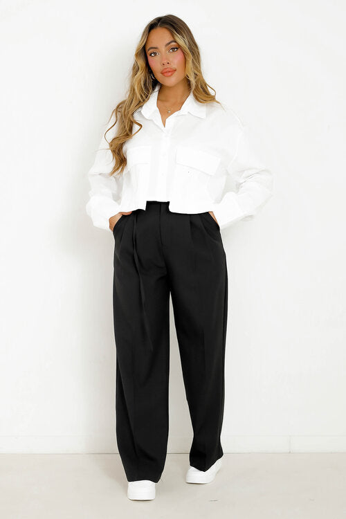 Pantalon à Pince + Lanières