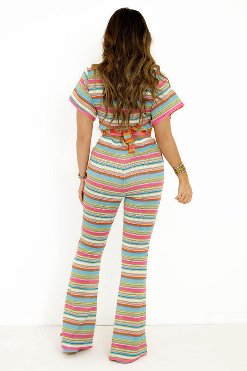 Ensemble Top + Pantalon Fendu Coachella