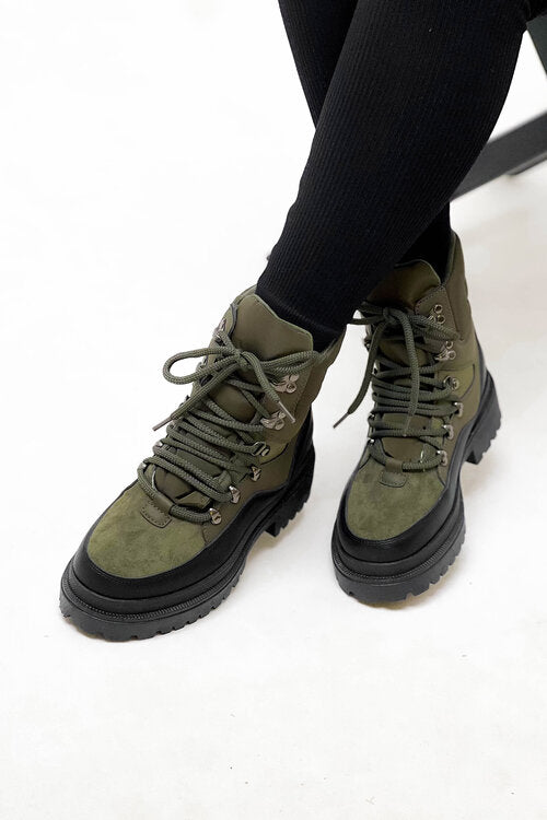 Bottines Rangers Bicolores Kaki