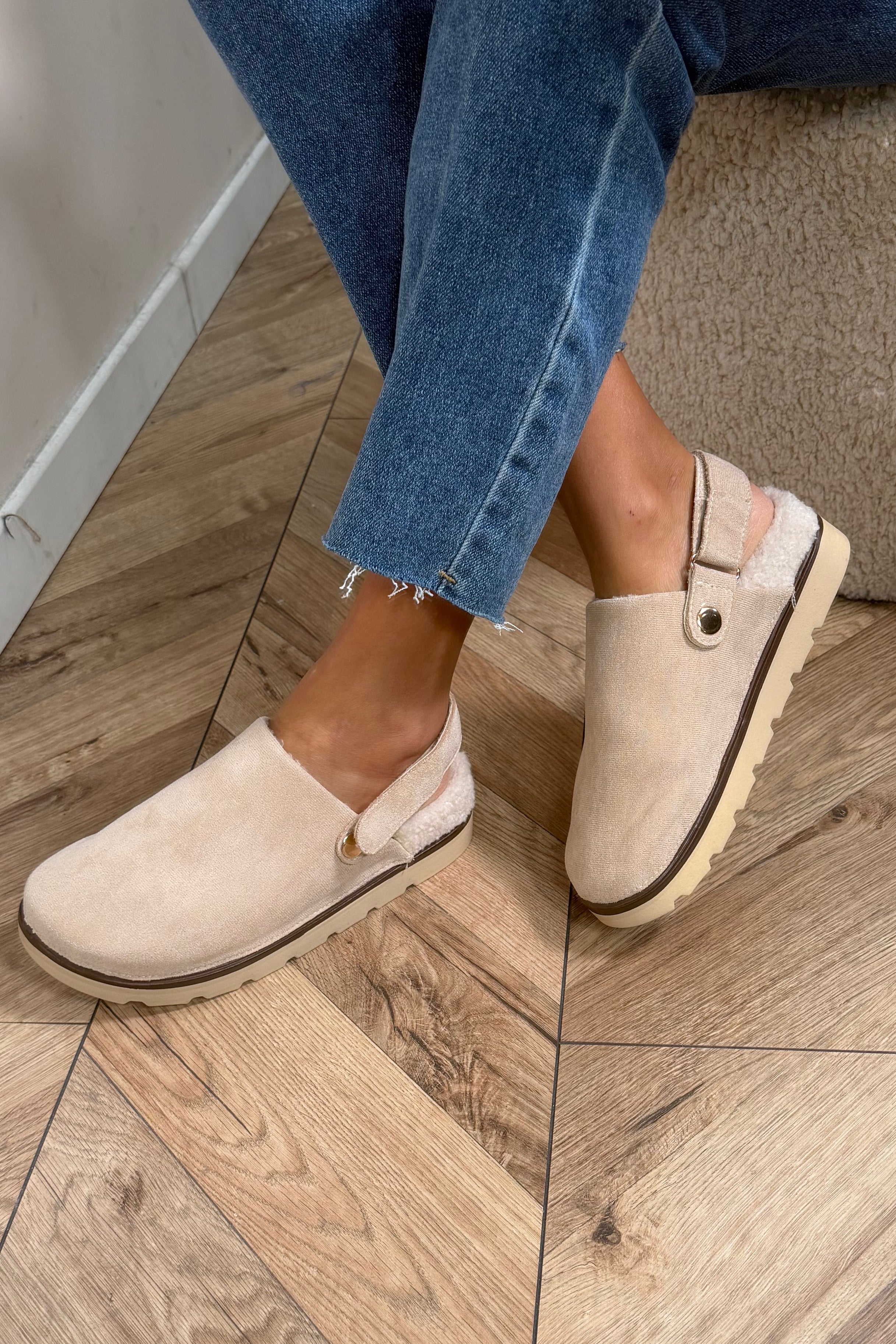 Chaussons Intérieurs Moumoute Femme