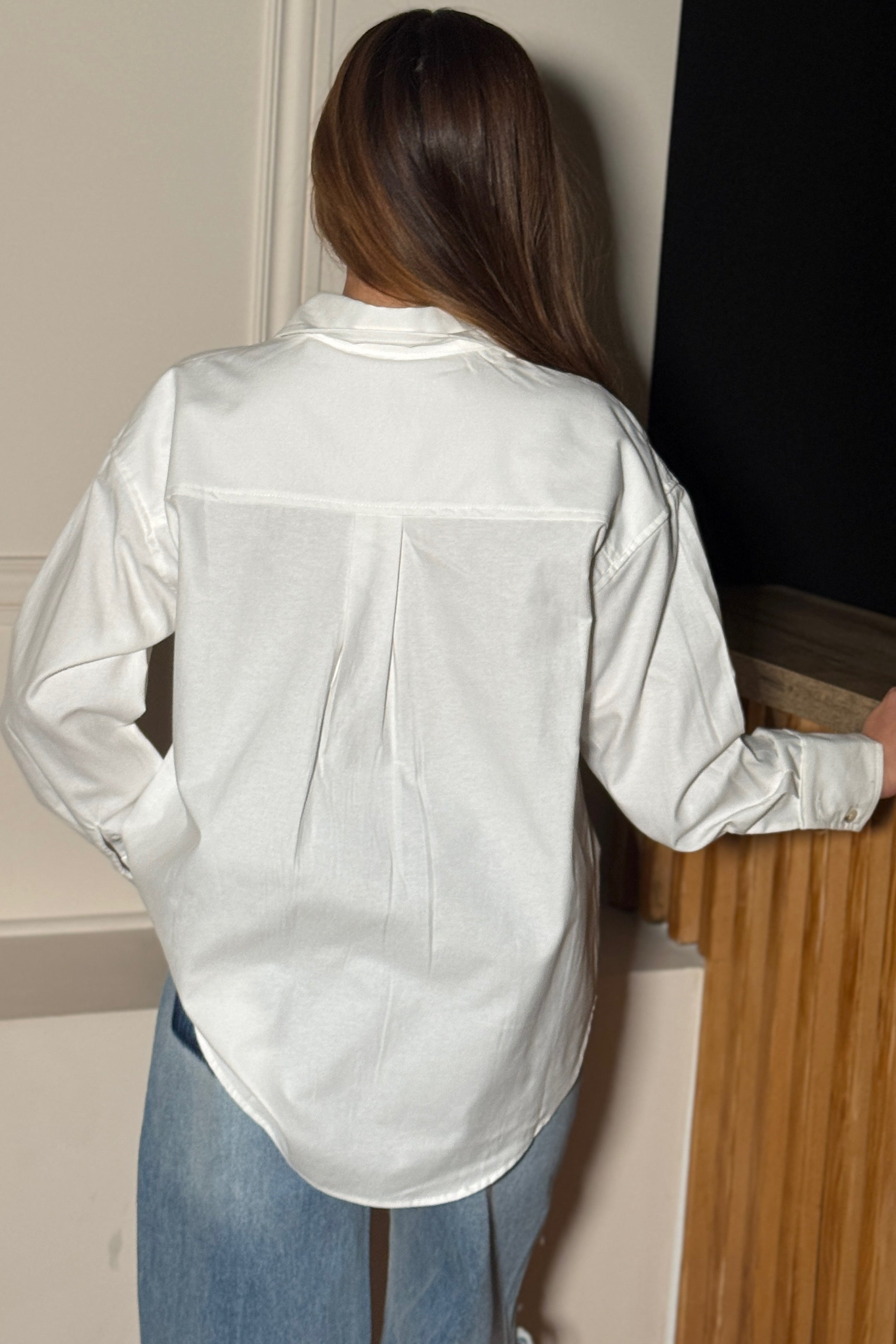 Chemise Romantique "Je t'aime" Manches Script - Coton Premium Femme