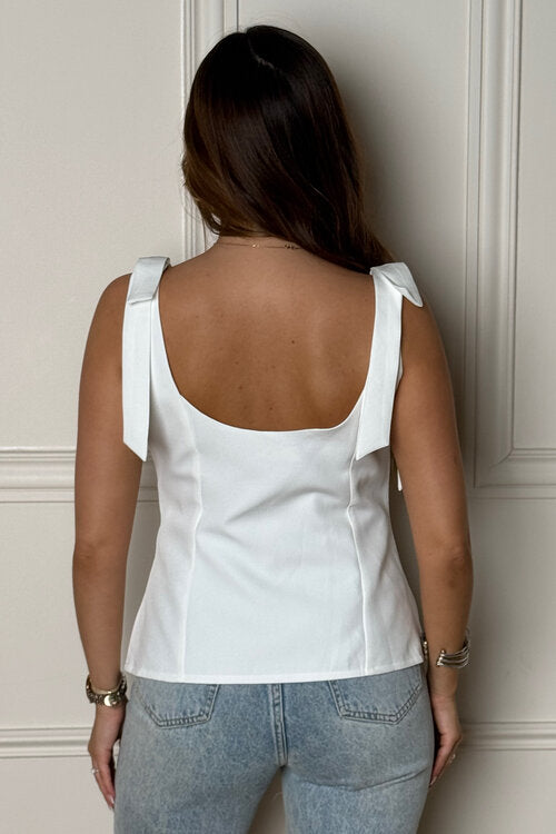 Top Bretelles à Laçage Femme