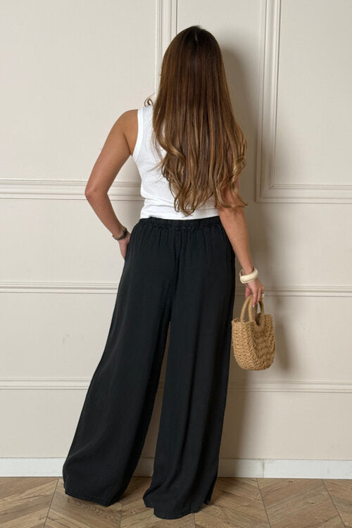 Pantalon Oversize Fluide + Poches
