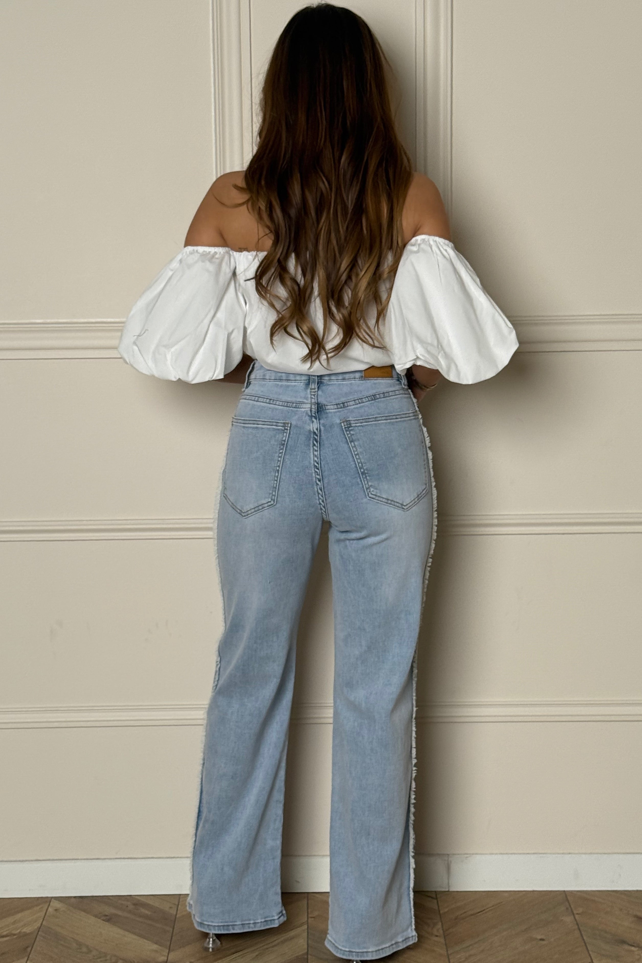Jeans Cotés Déstructurés