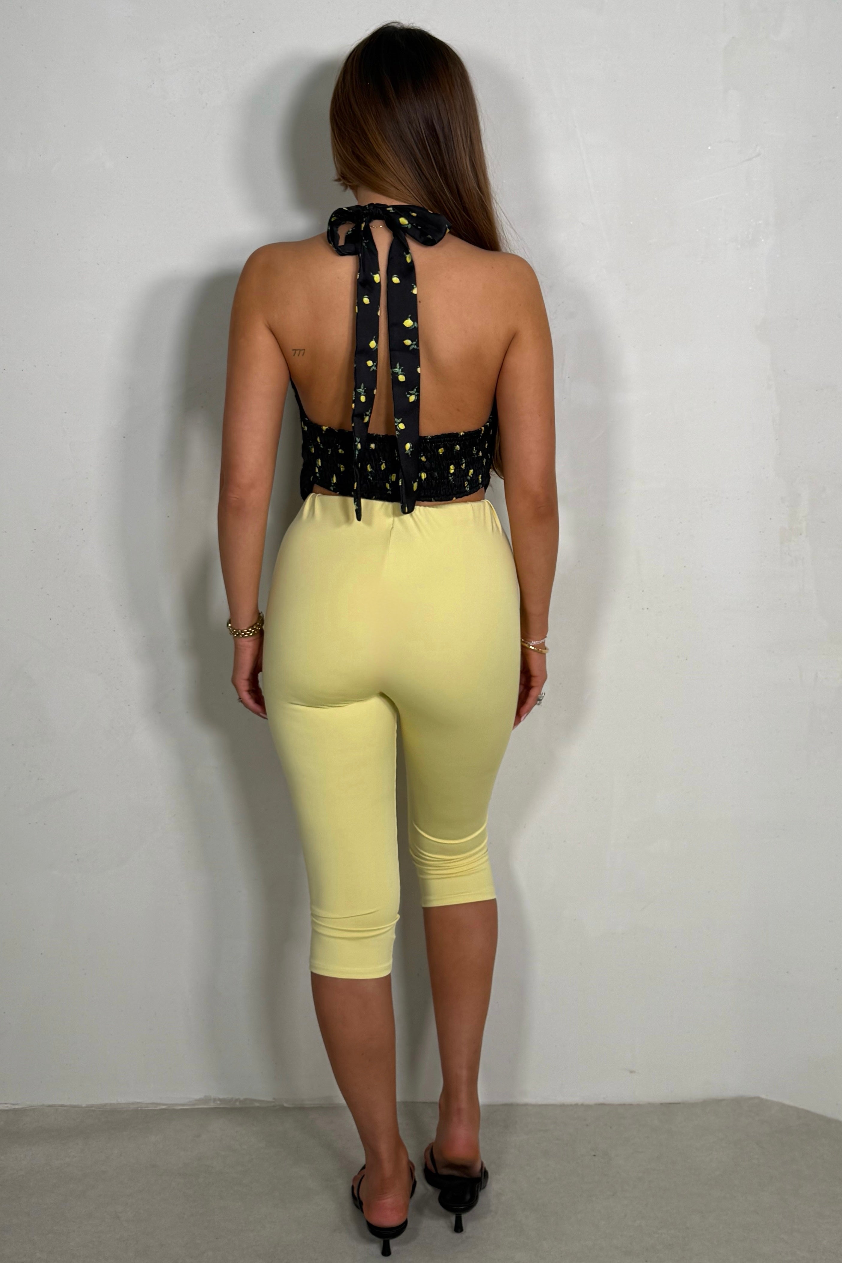Legging Capri Uni Femme – Maintien & Confort Absolu