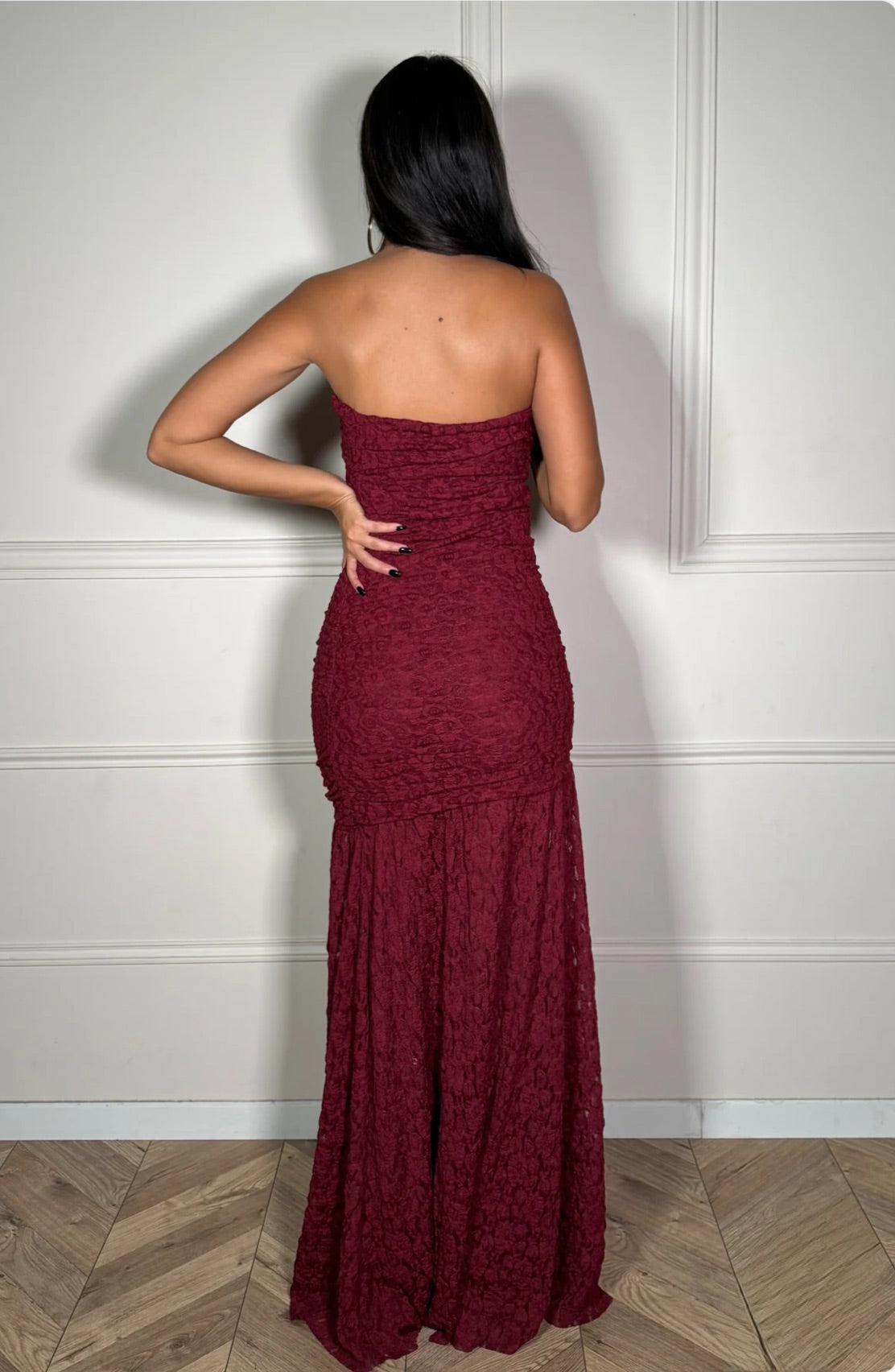 Robe Bustier en Dentelle Élégante pour Femme - Soirée & Cocktail