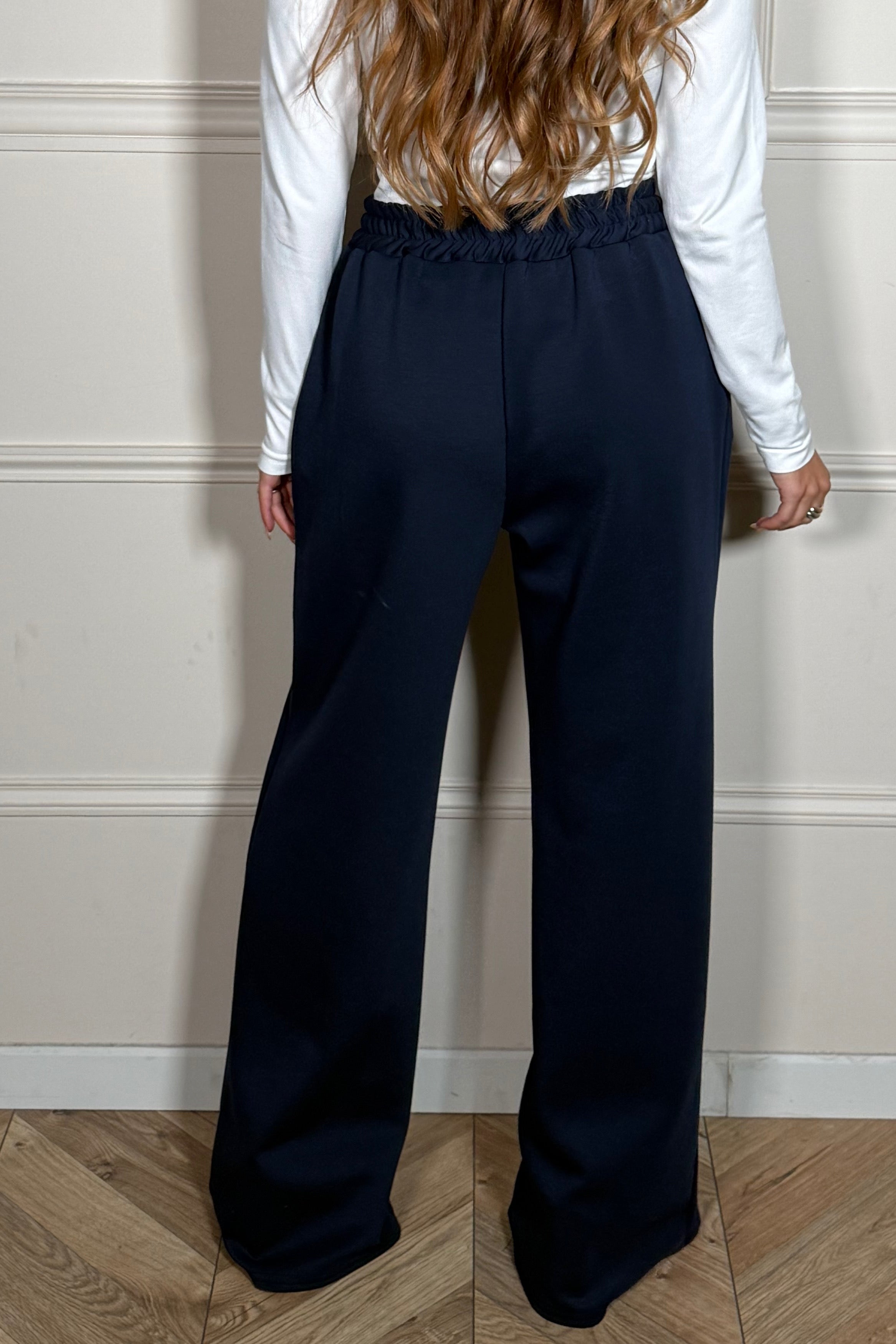 Jogging Coupe Droite Surpiqûre Femme