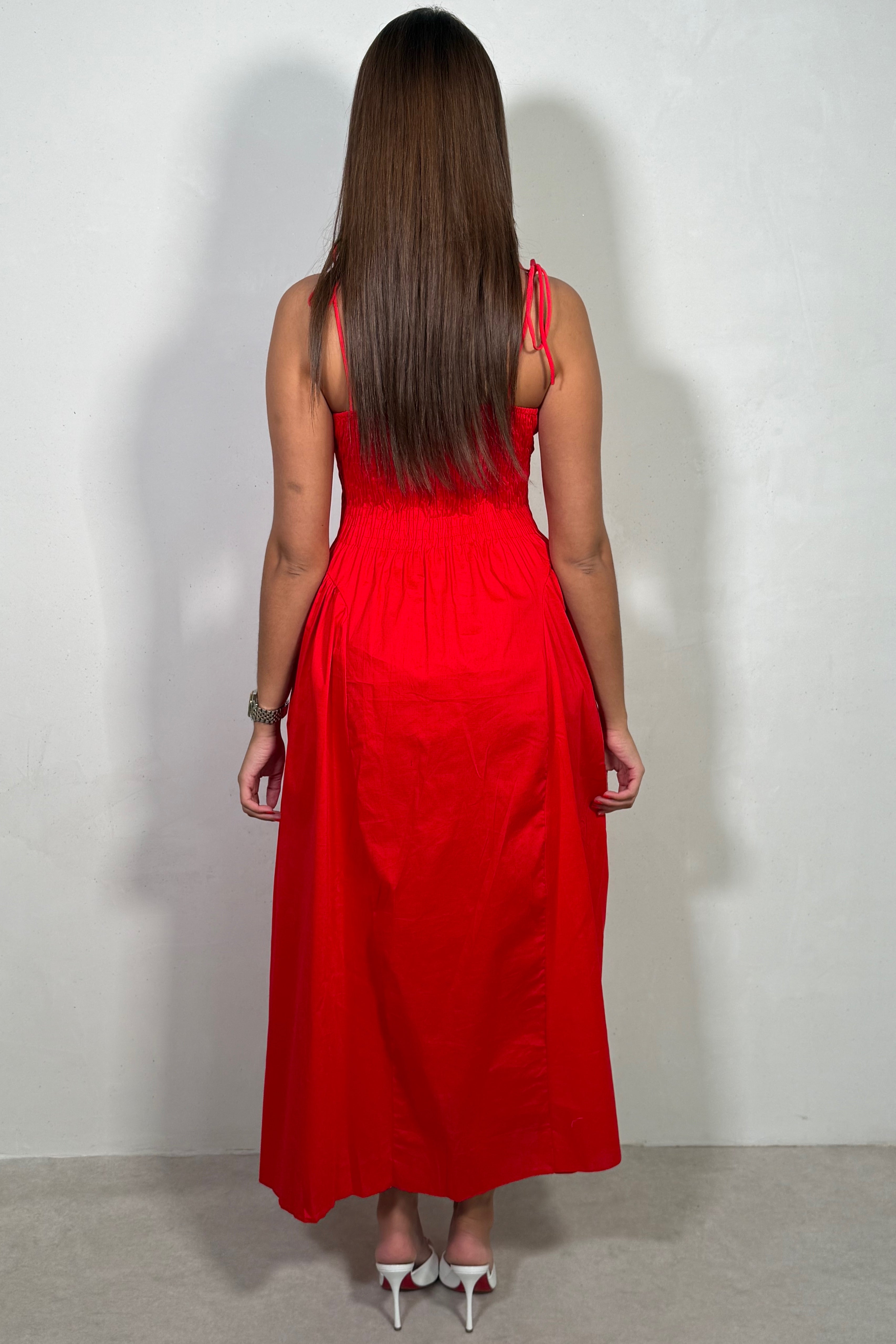 Robe Bustier Longue Femme À Bretelles Style Basque