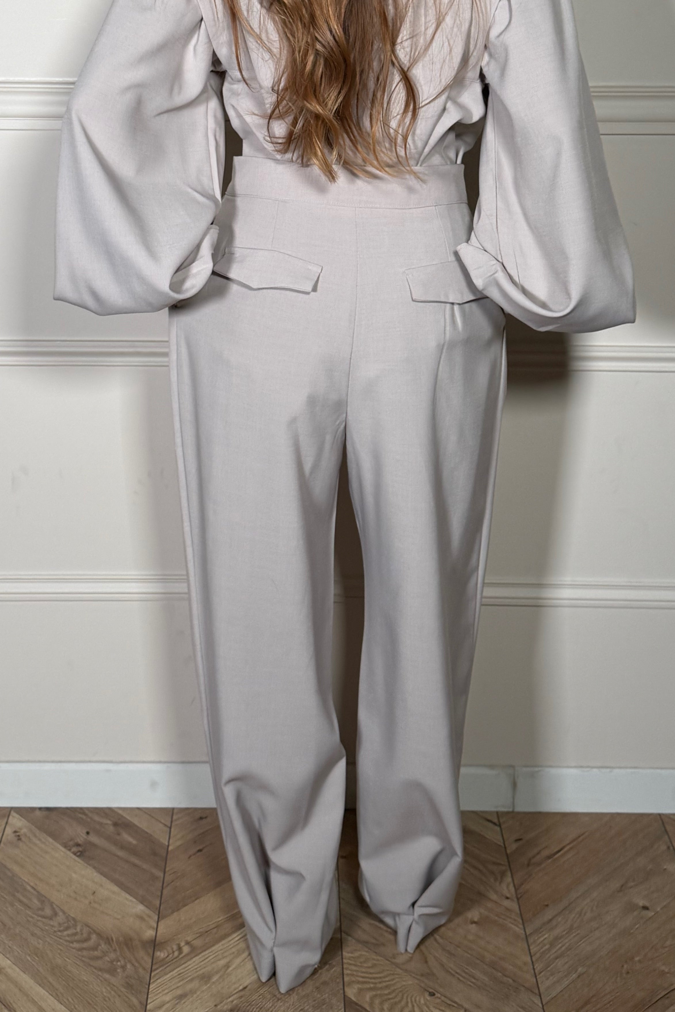 Pantalon Pinces Bas Modulable Femme - Élégance Ajustable