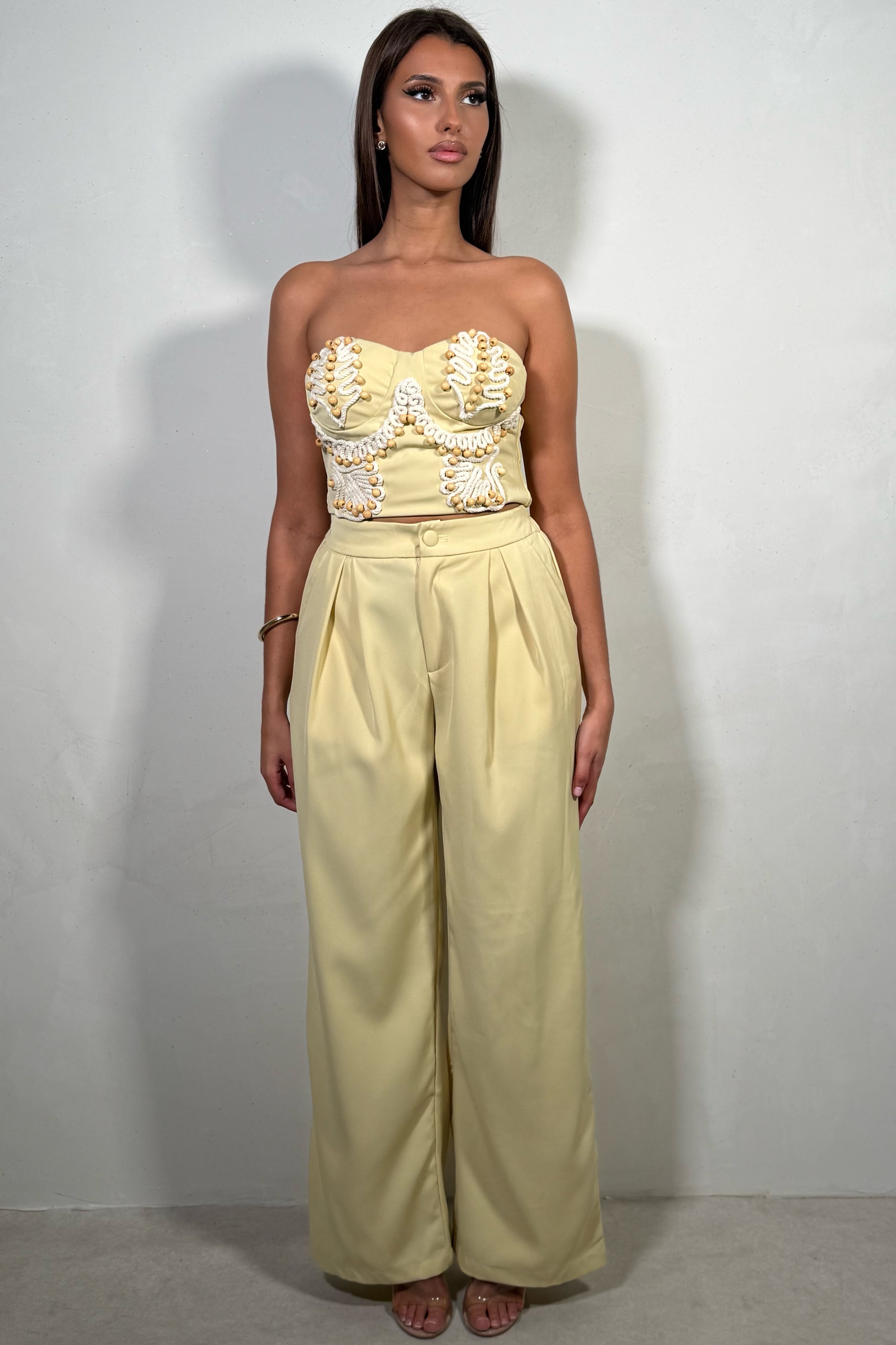Ensemble Femme Bohème Chic Perles & Macramé