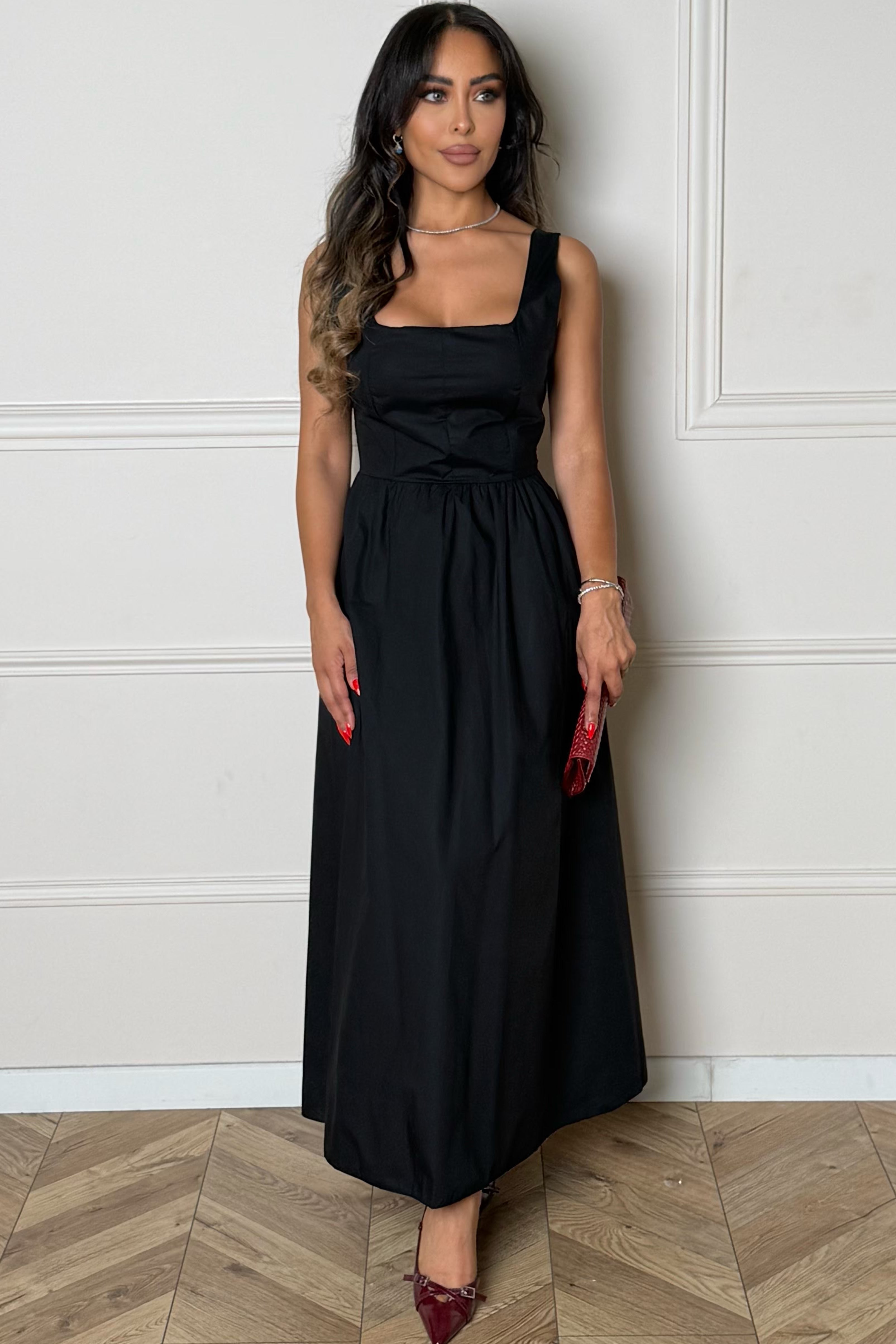 Robe Ample Col Carré Femme