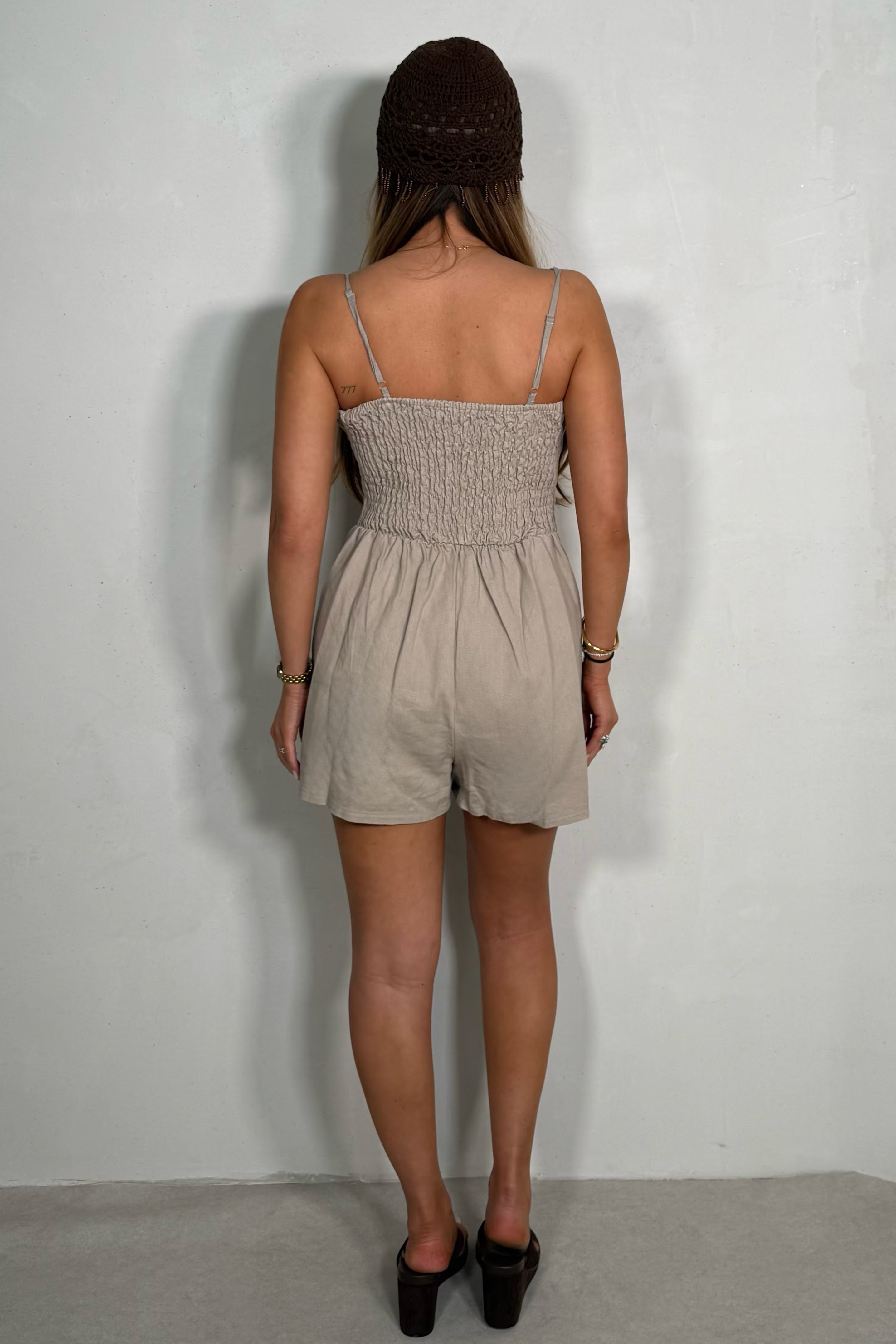 Combishort Robe en Denim – 2-en-1 Chic & Décontracté