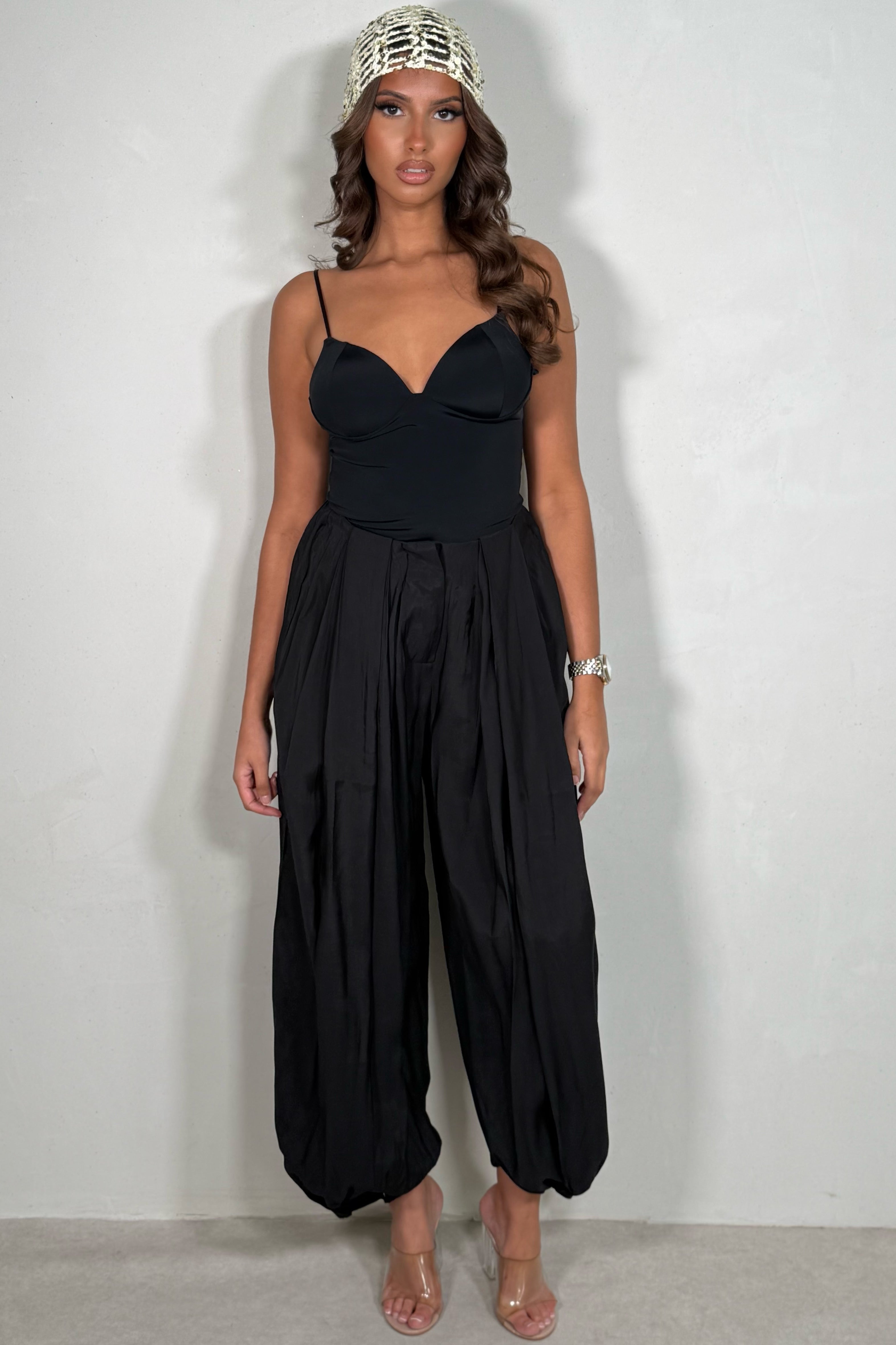 Pantalon Large Bouffant Femme