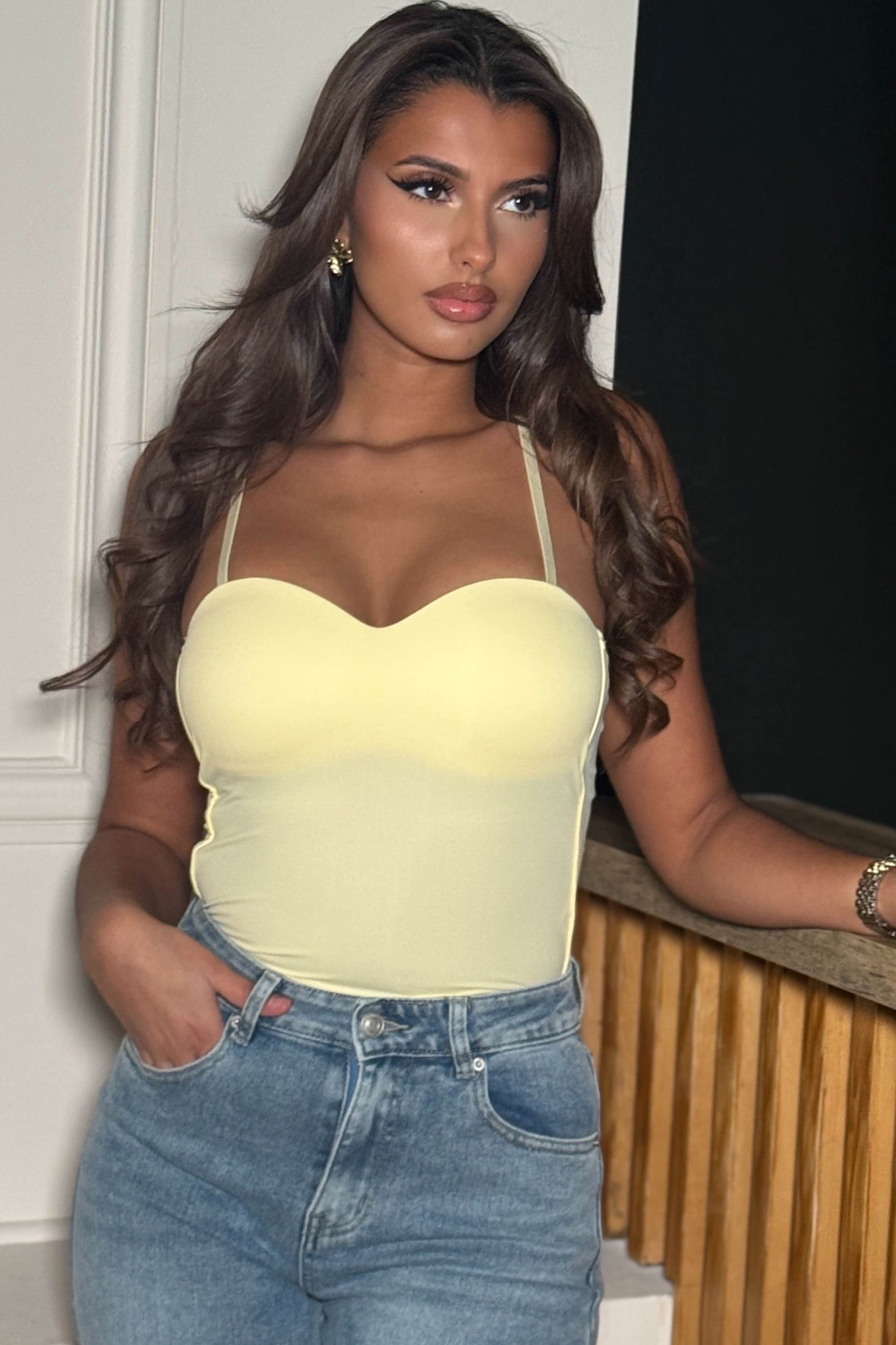 Top Push-Up Bretelles Ajustables - Soutien Optimal et Confort Femme