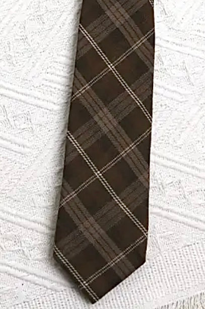 Cravate à Carreaux Femme