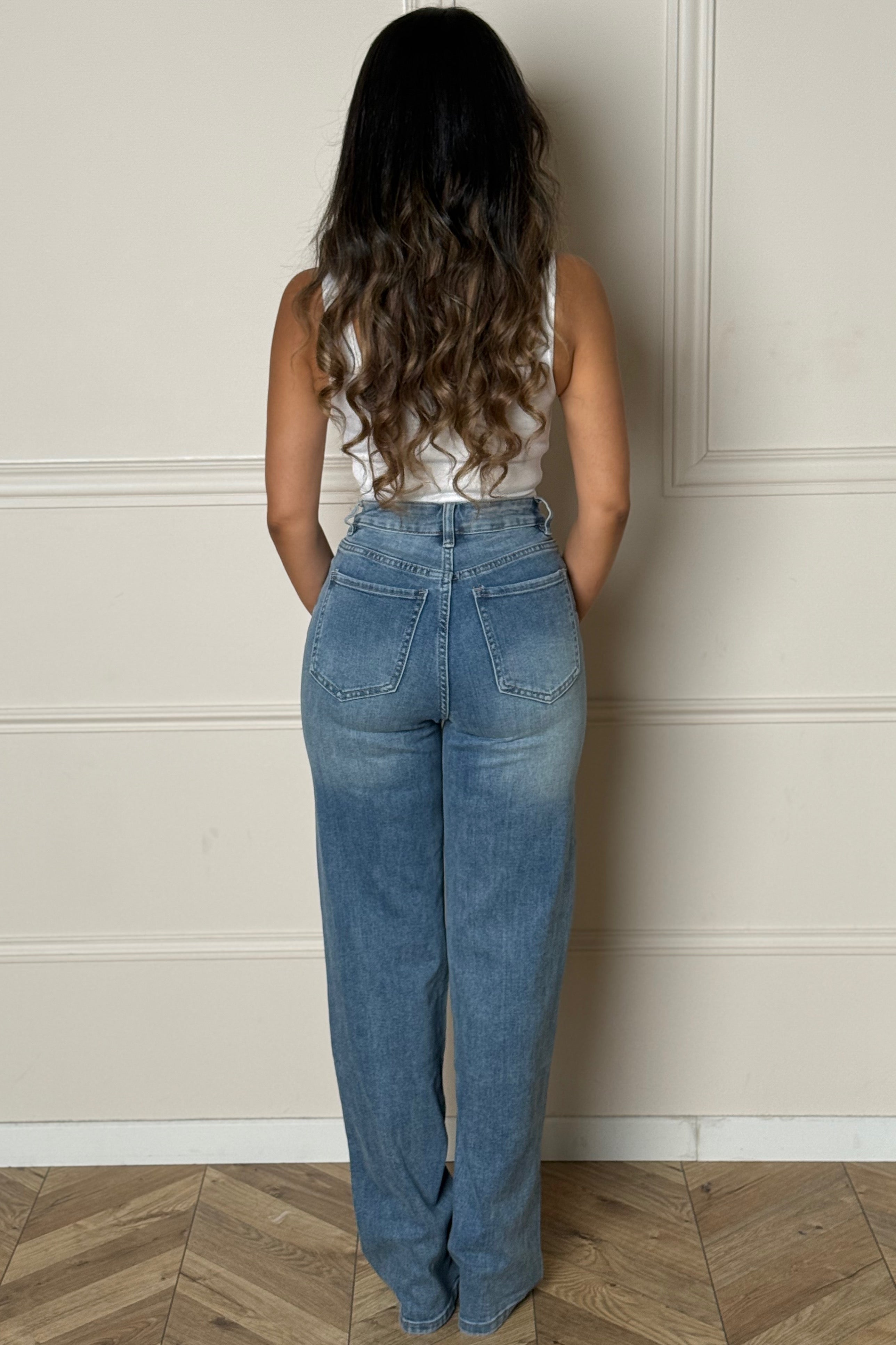 Jeans Extra Long Loose Femme
