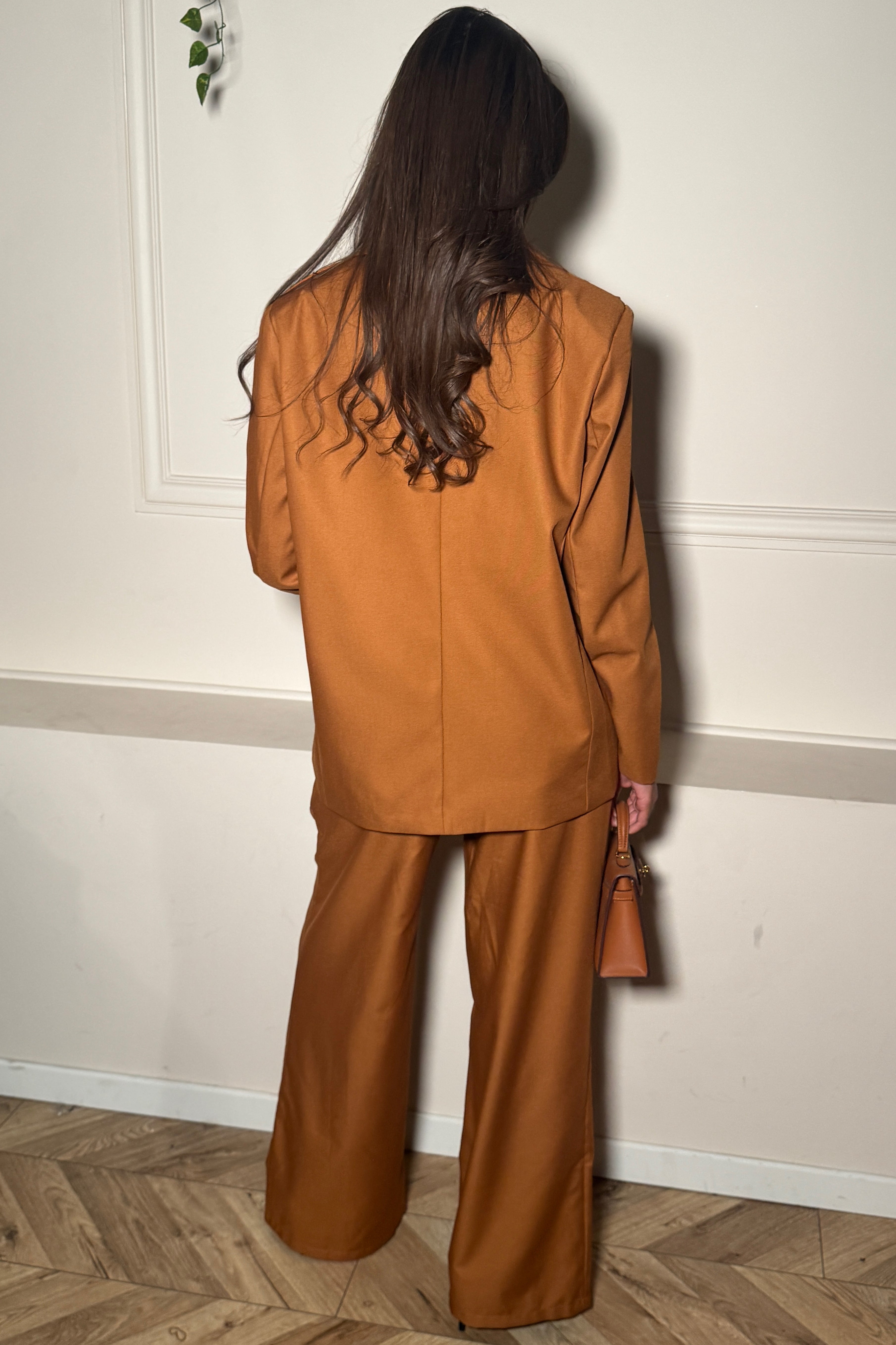 Ensemble 3 Pièces Blazer Gilet Pantalon - Tailleur Moderne Femme