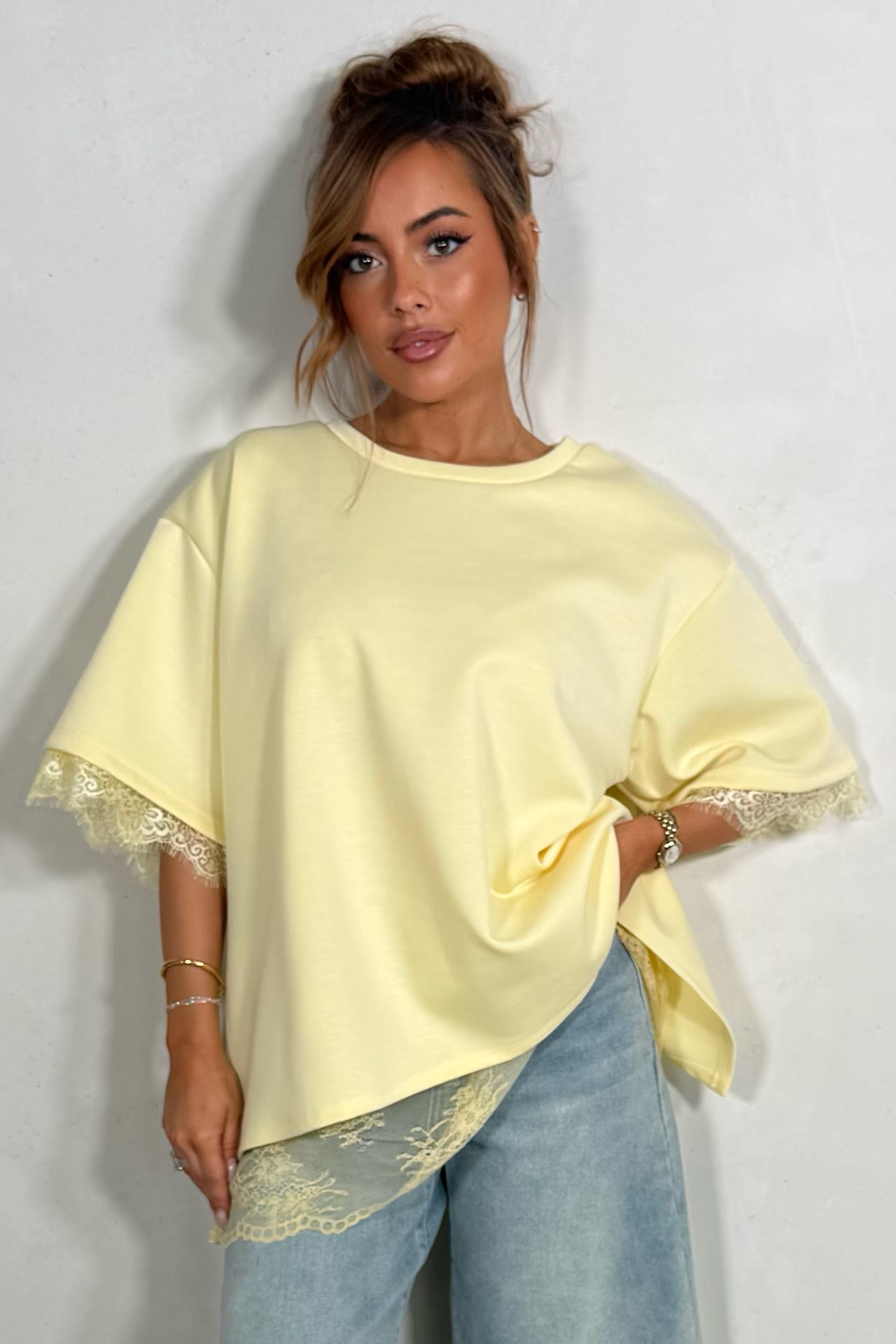 Tee-shirt dos dentelle femme