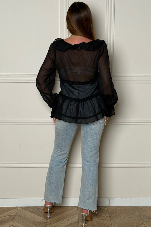 Top Froufrou + Noeud Femme