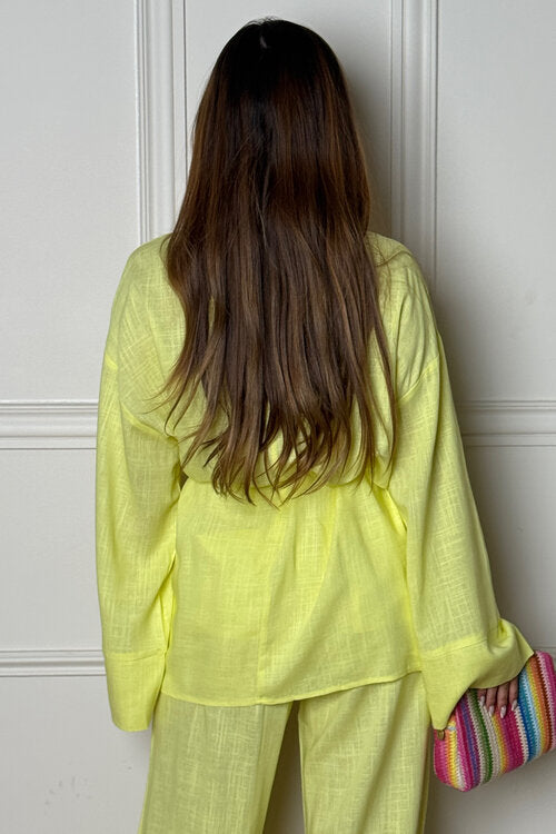 Gilet Kimono en Lin Femme