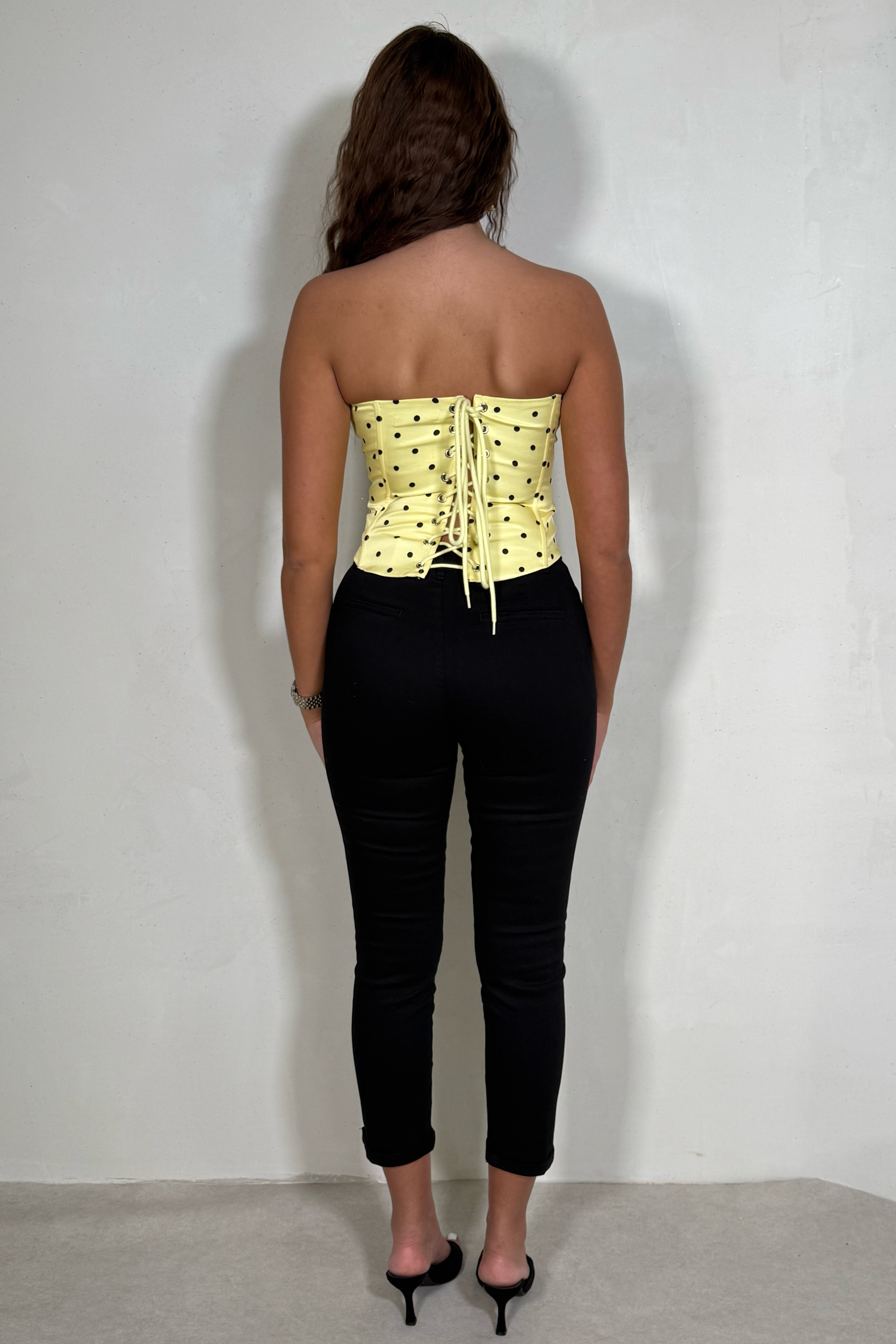 Pantacourt coupe skinny femme