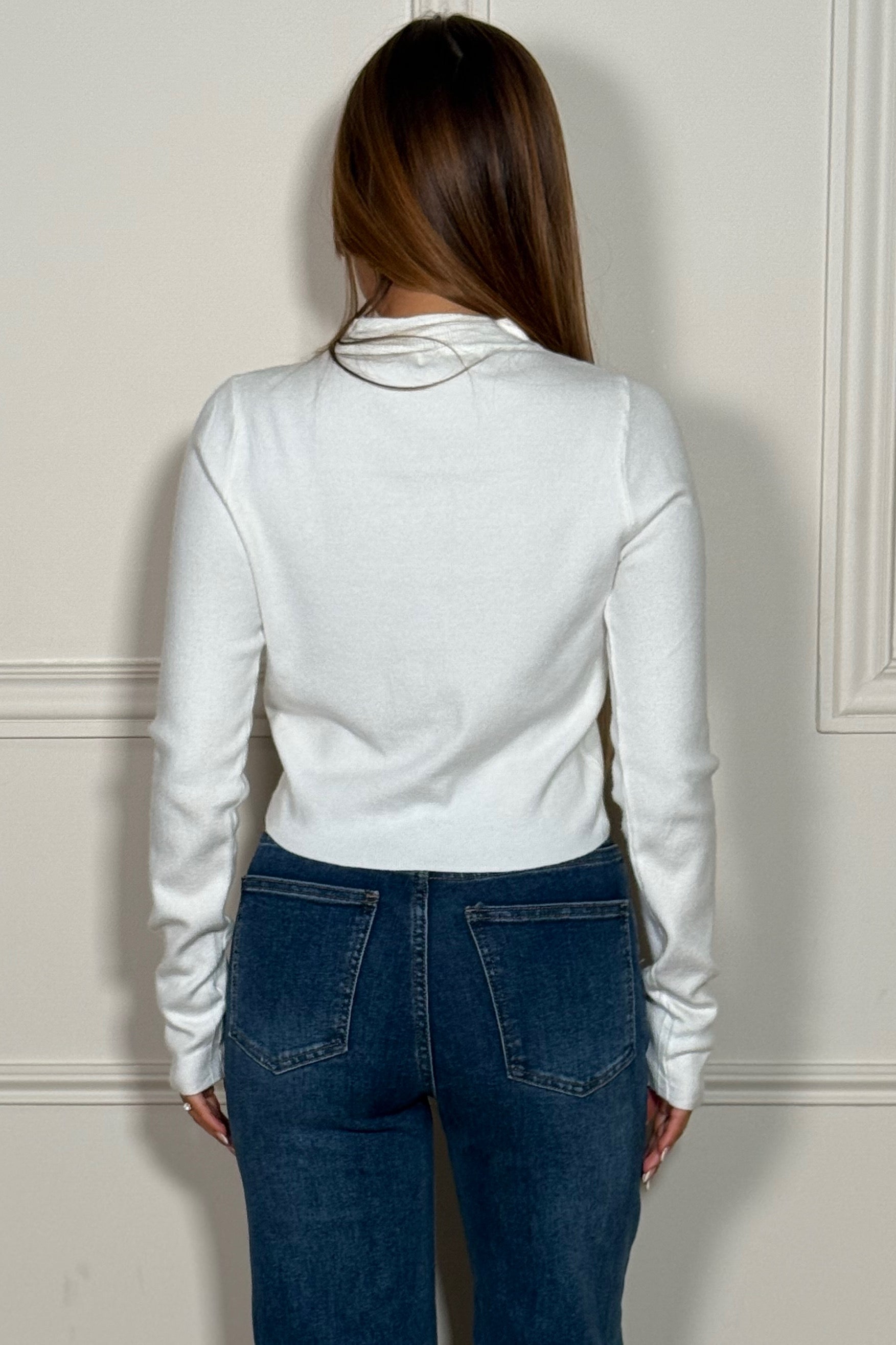 Pull maille col rond femme BLOOSHOP - Portée style casual élégant