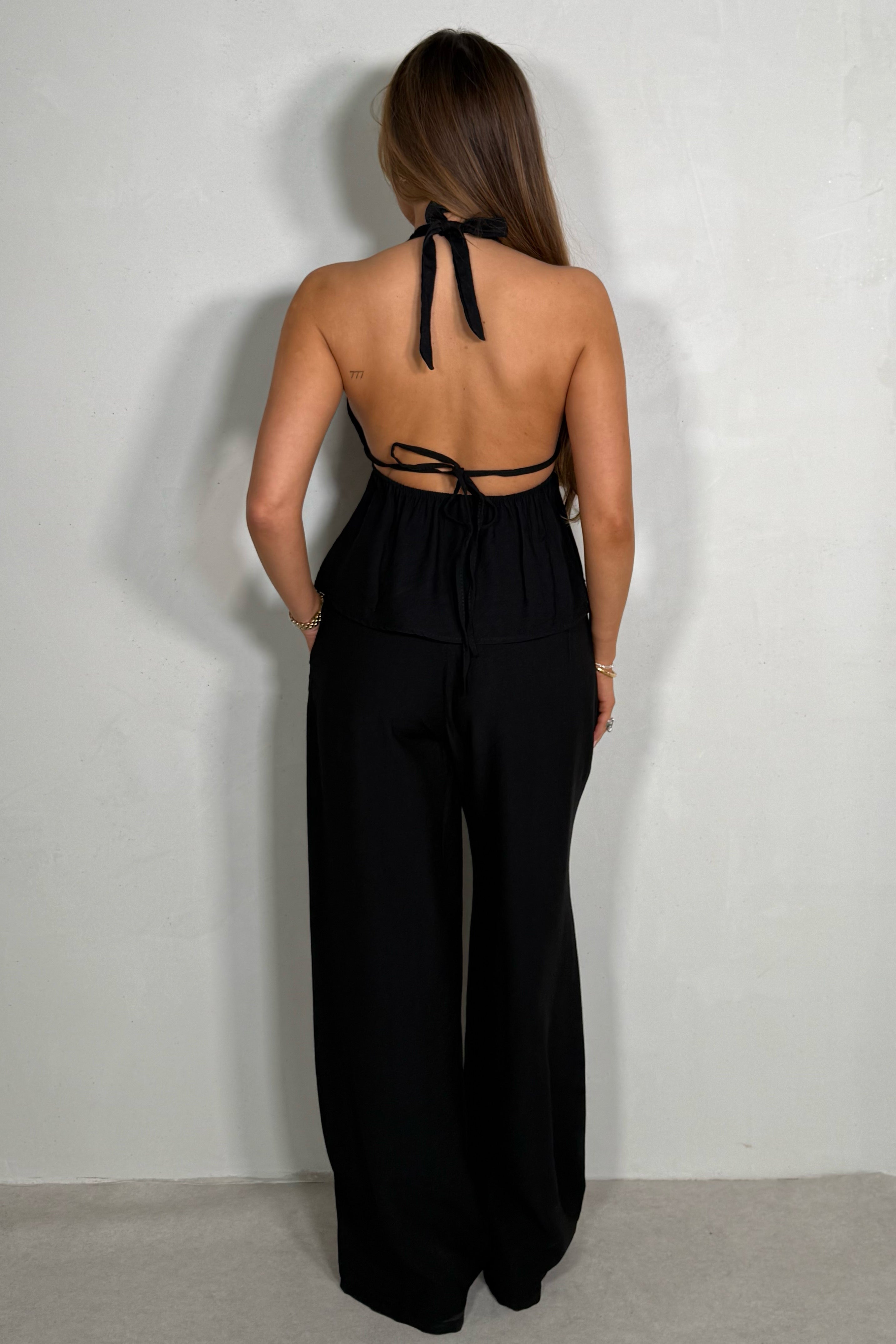 Ensemble Top Dos Nu & Pantalon – Duo Fluide & Sensuel