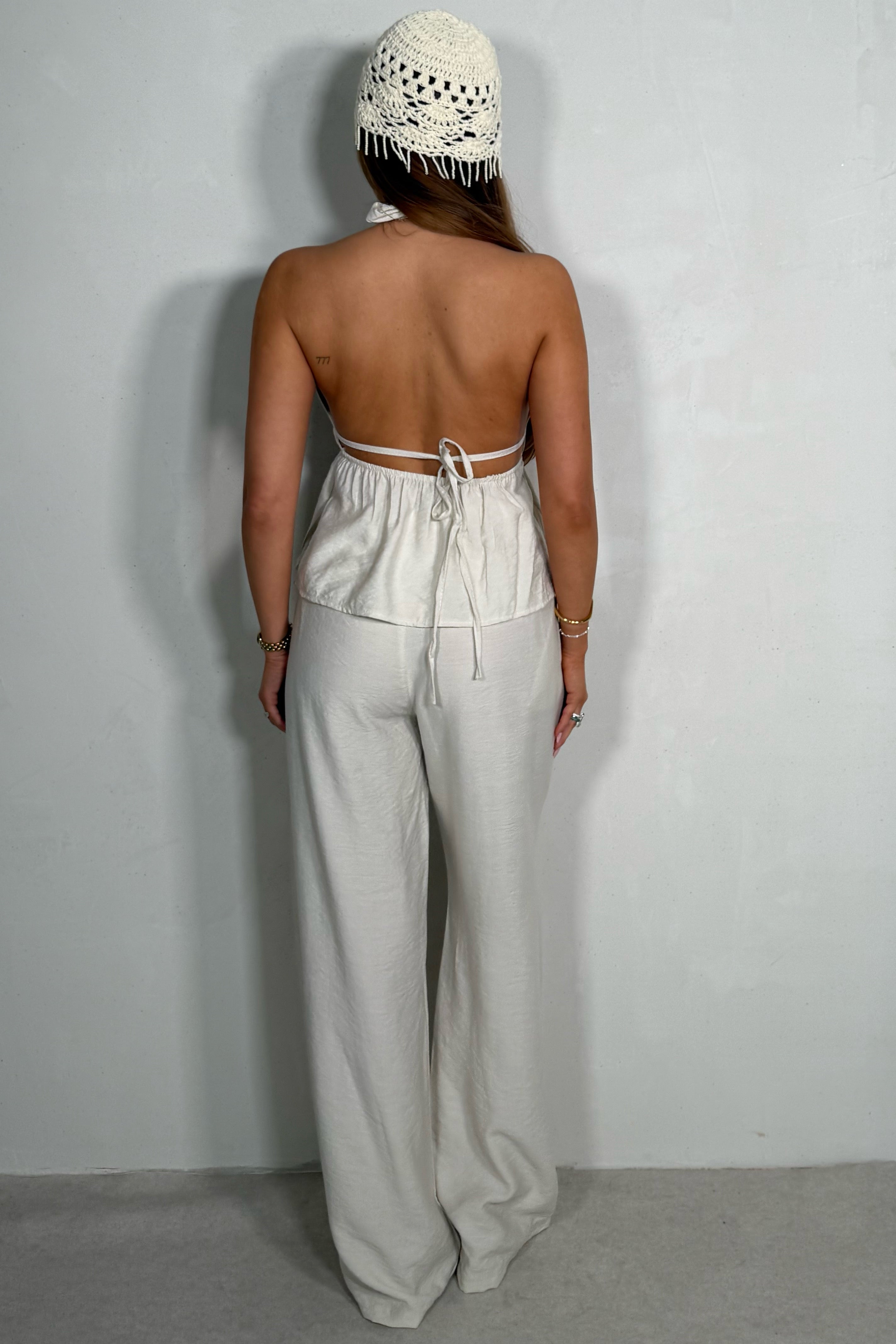 Ensemble Top Dos Nu & Pantalon – Duo Fluide & Sensuel