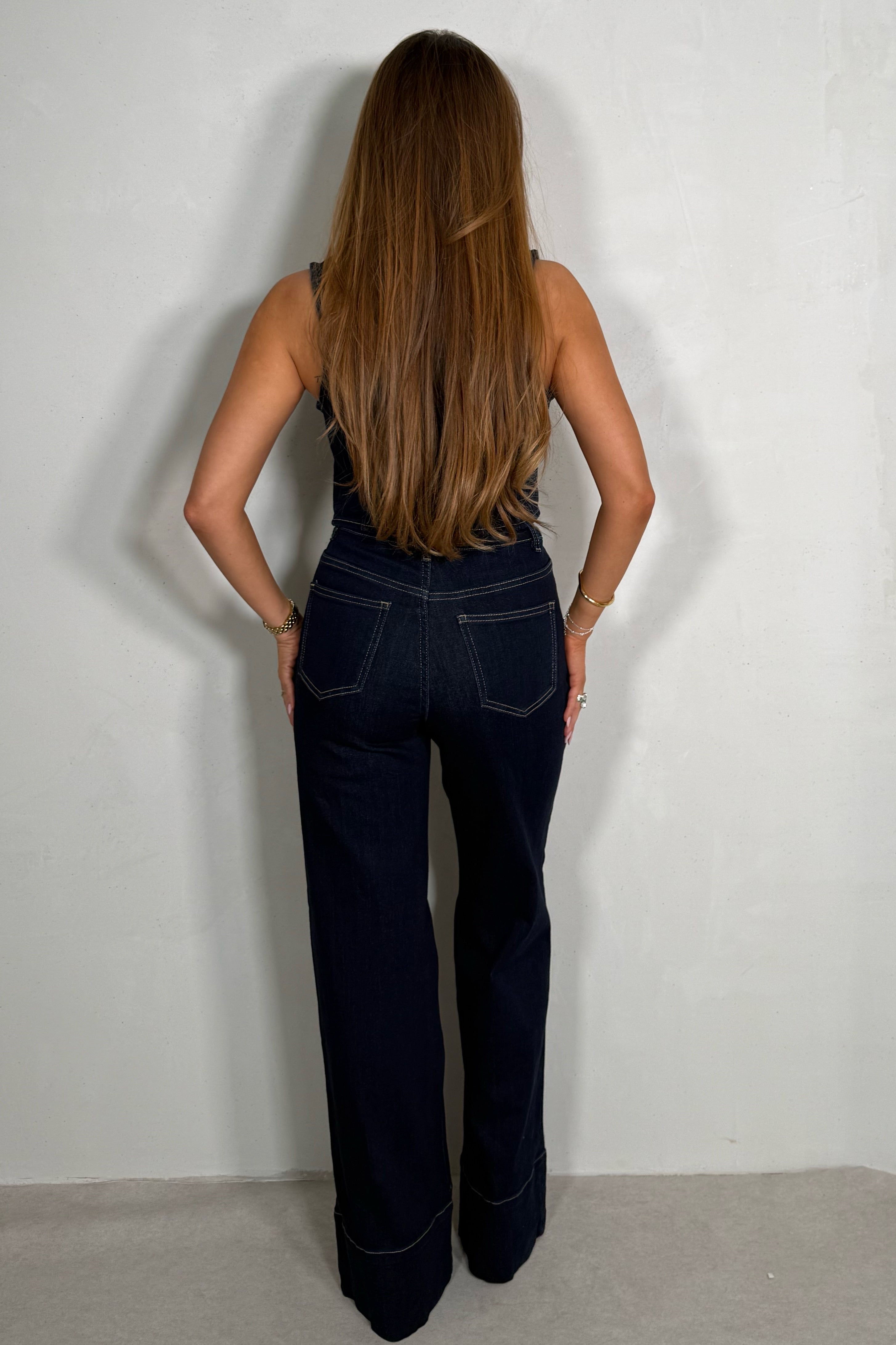 Ensemble gilet et jeans Brut femme
