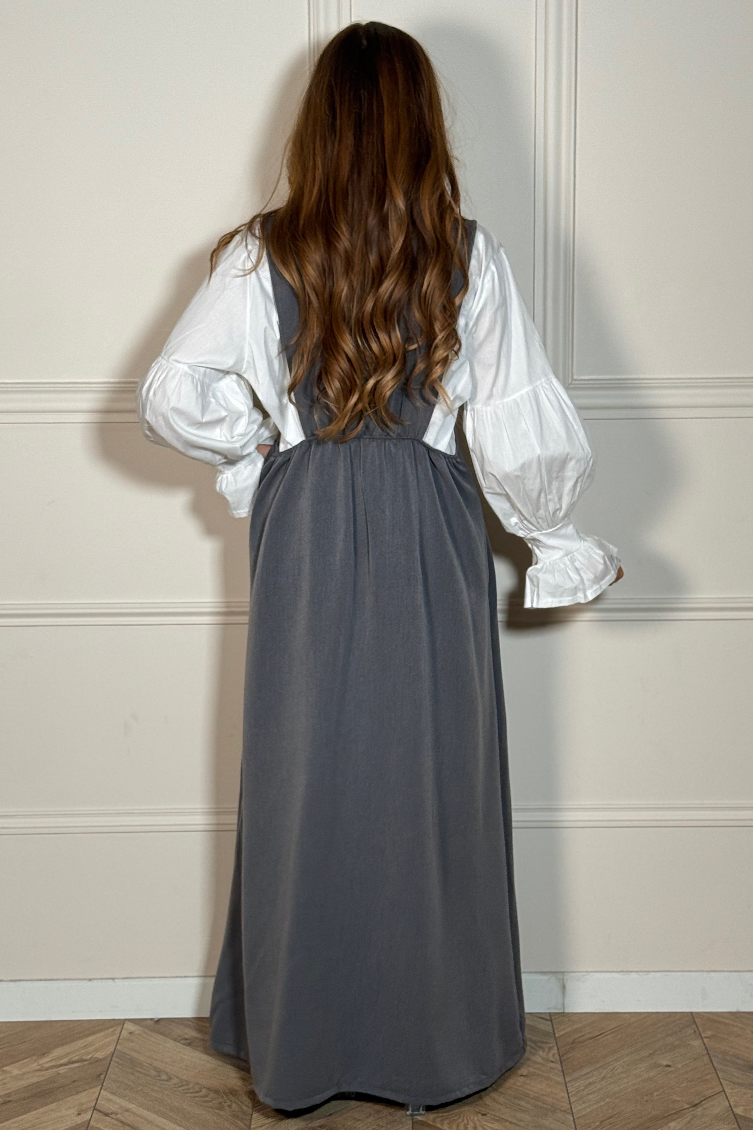 Ensemble chemise + robe vue de profil - coupe flatteuse et tombé impeccable BLOOSHOP