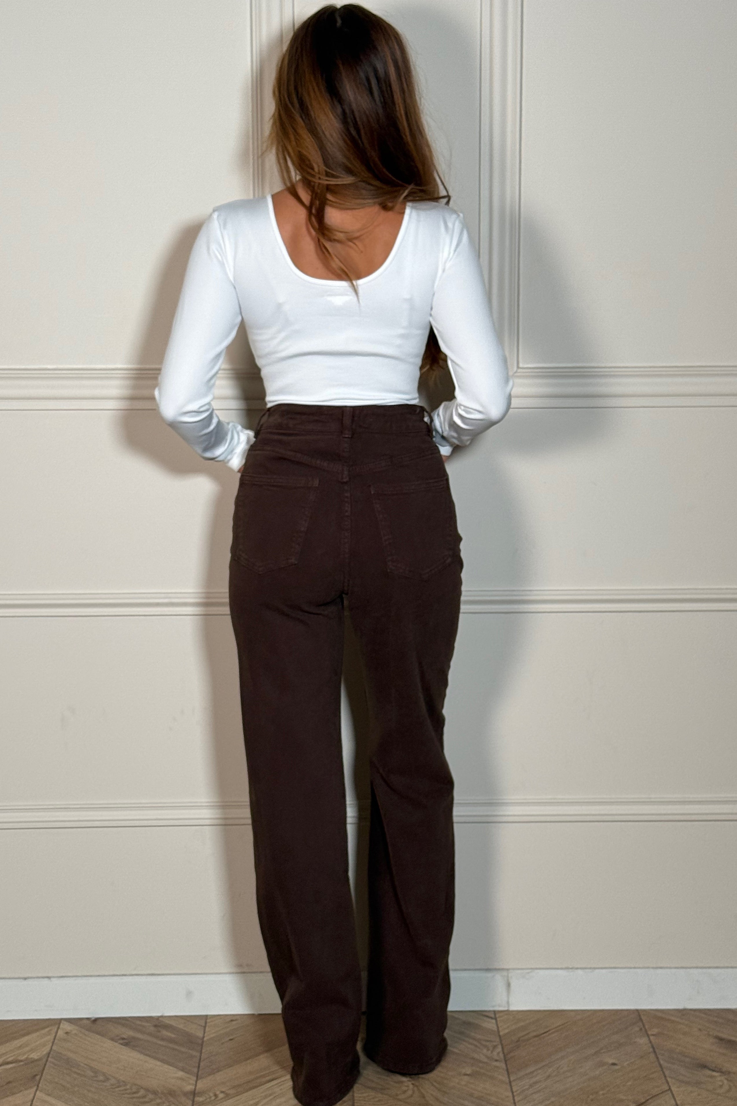 Coupe ajustée jeans femme design moderne