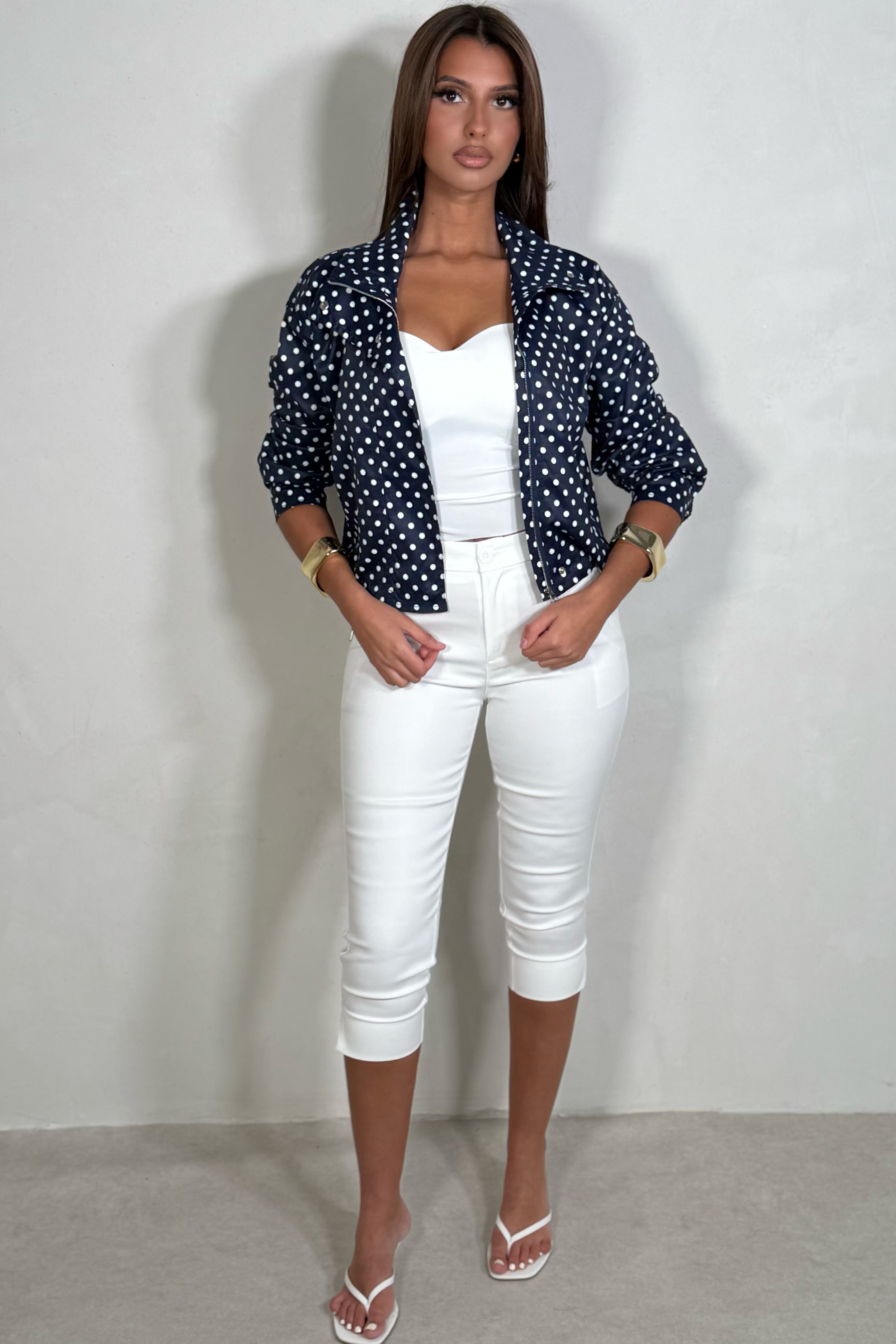 Pantacourt Capri Femme Chic