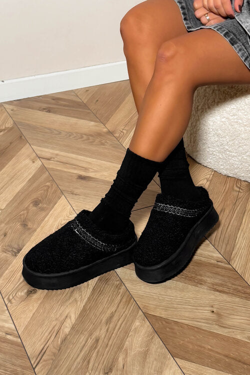 Vue de profil chaussettes femme côtelées - maintien mi-haute optimal BLOOSHOP
