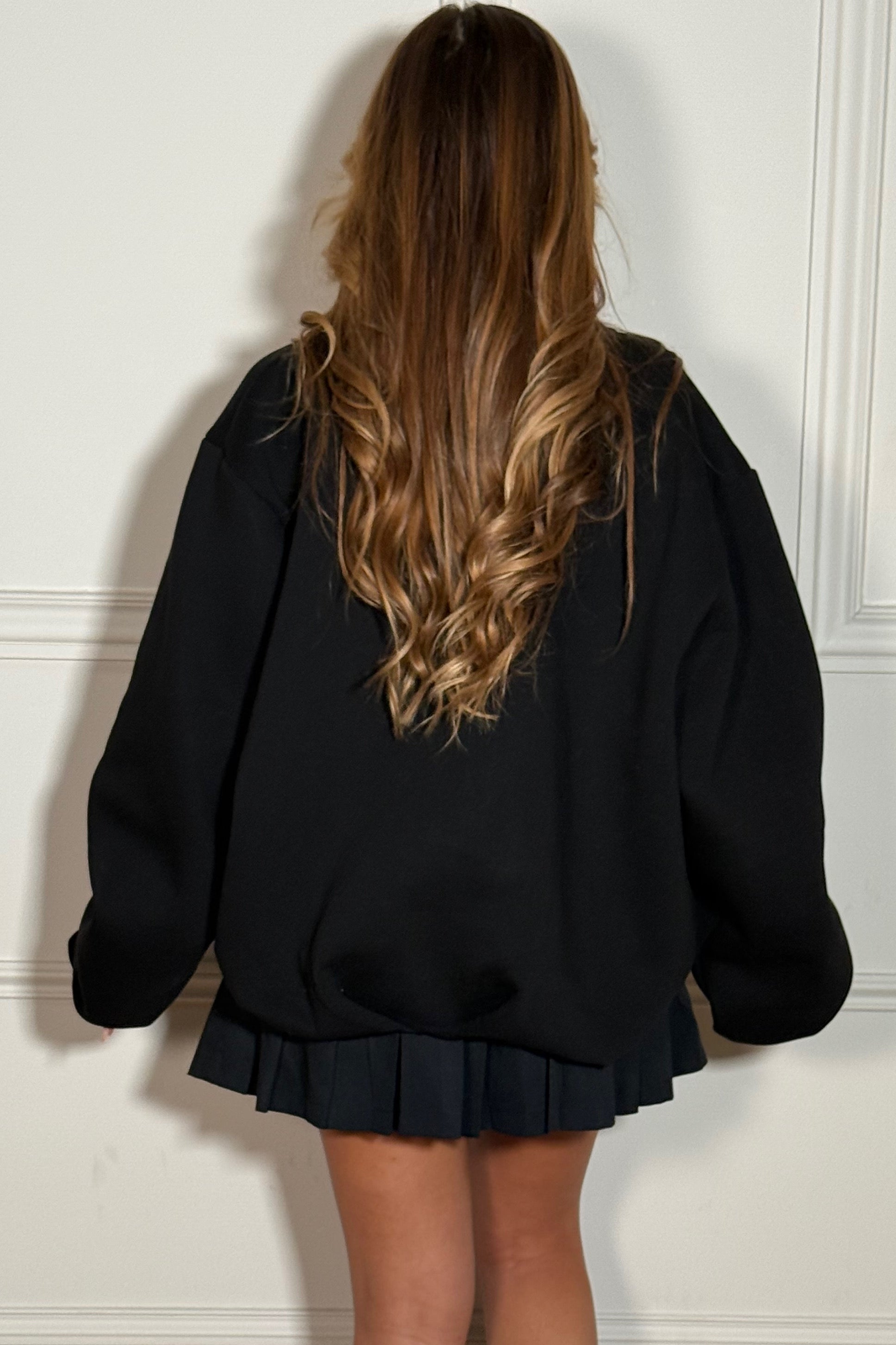 Sweat Ballon Col Rond Femme - Confort et Style Moderne