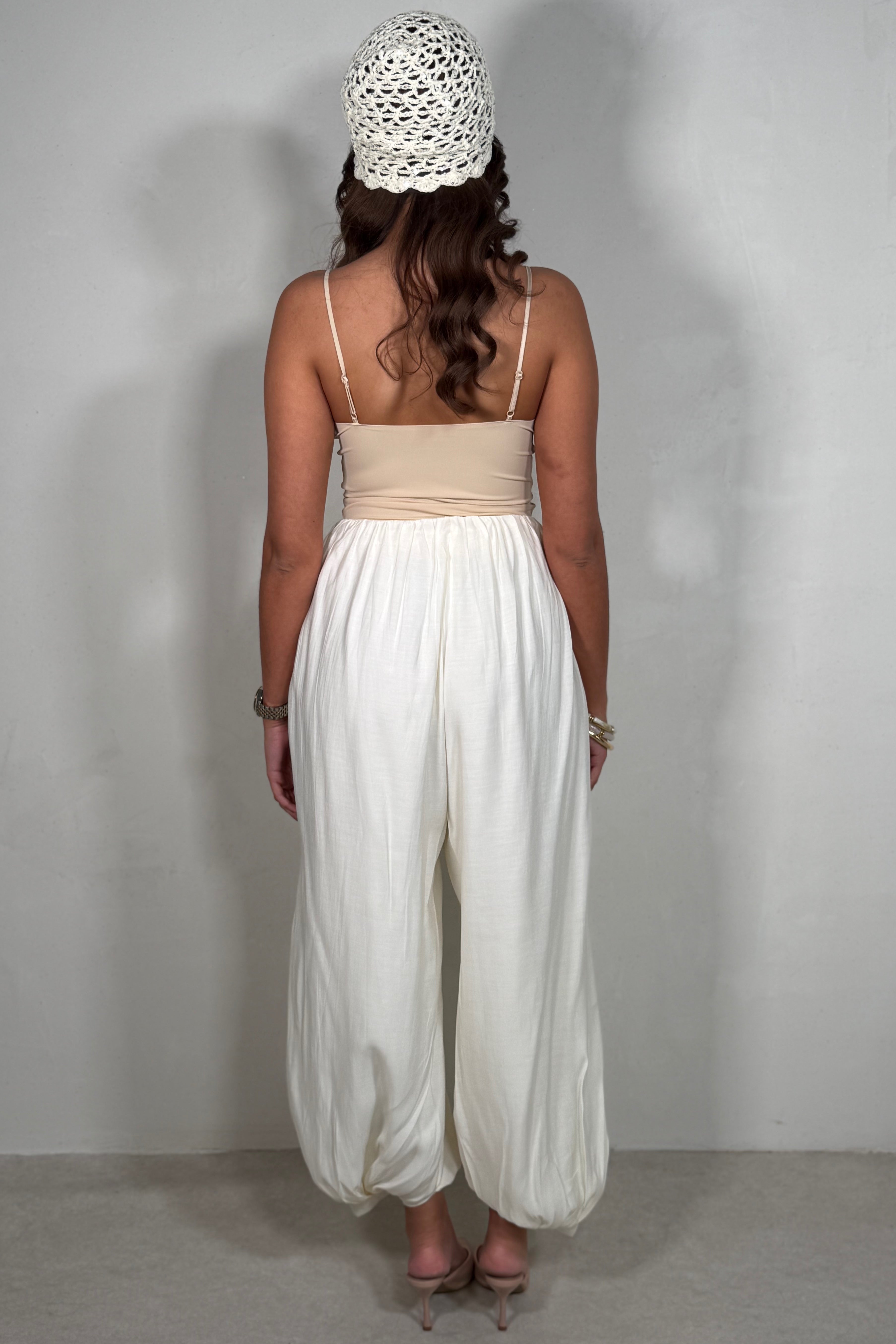 Pantalon Large Bouffant Femme