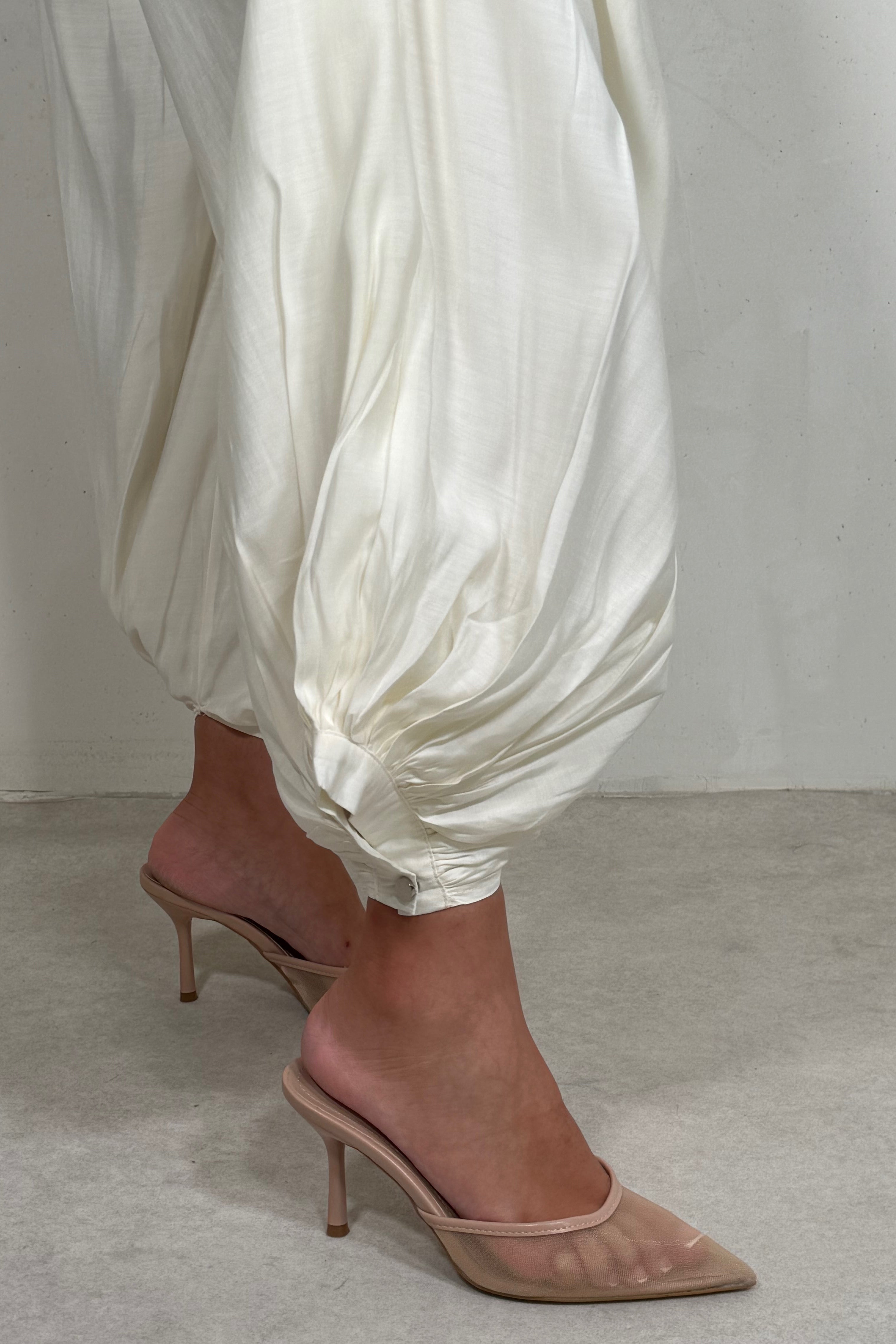 Pantalon Large Bouffant Femme