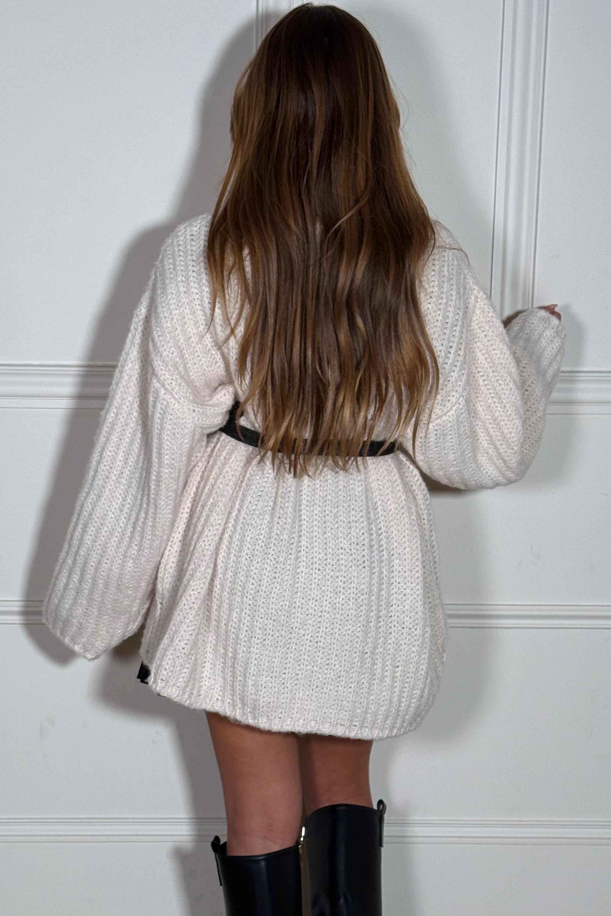 Robe Pull Grosse Maille Femme - Confort et Style Automne-Hiver