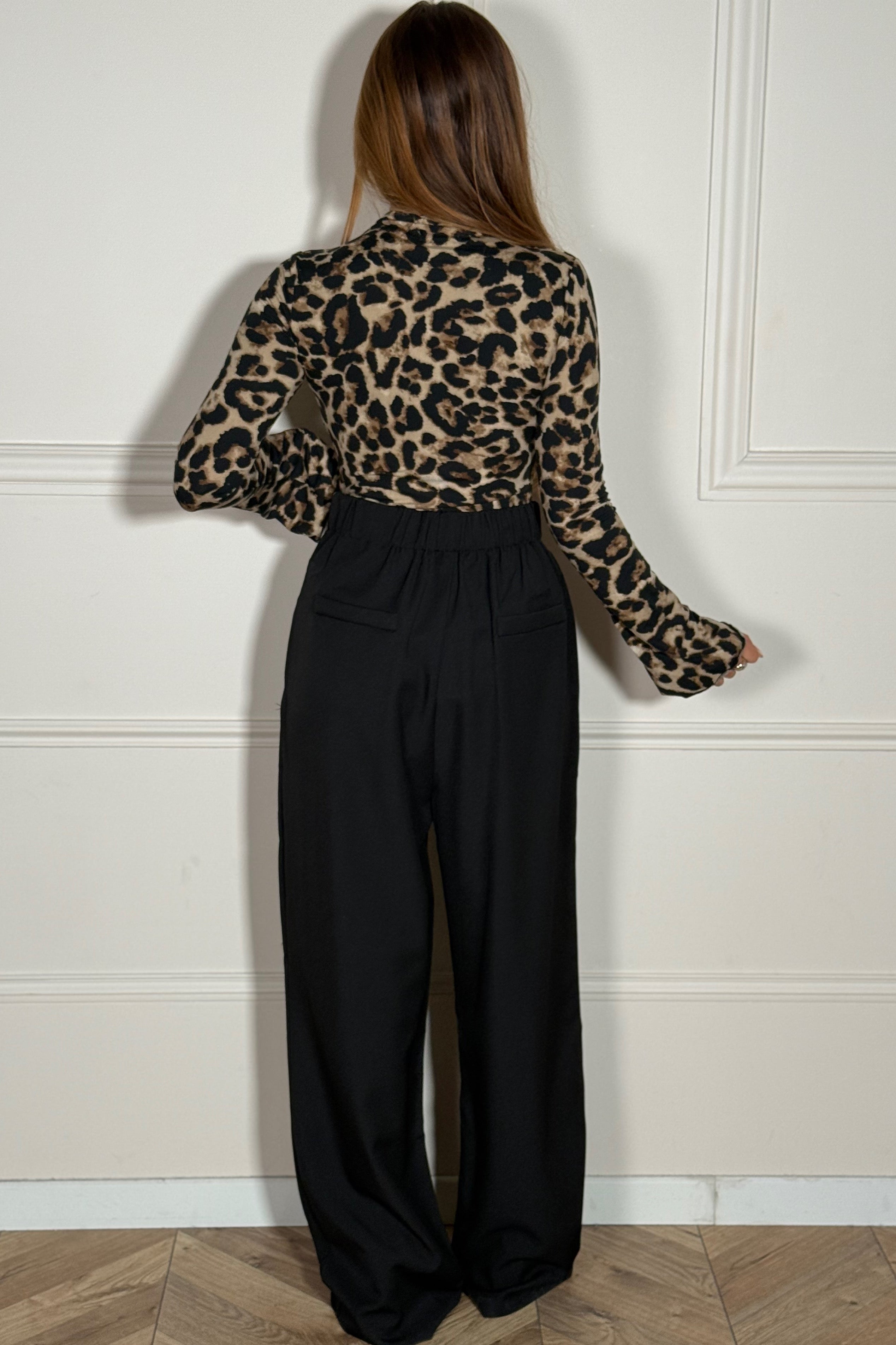 Pantalon Oversize Femme à Poches Plaquées - Confort et Style